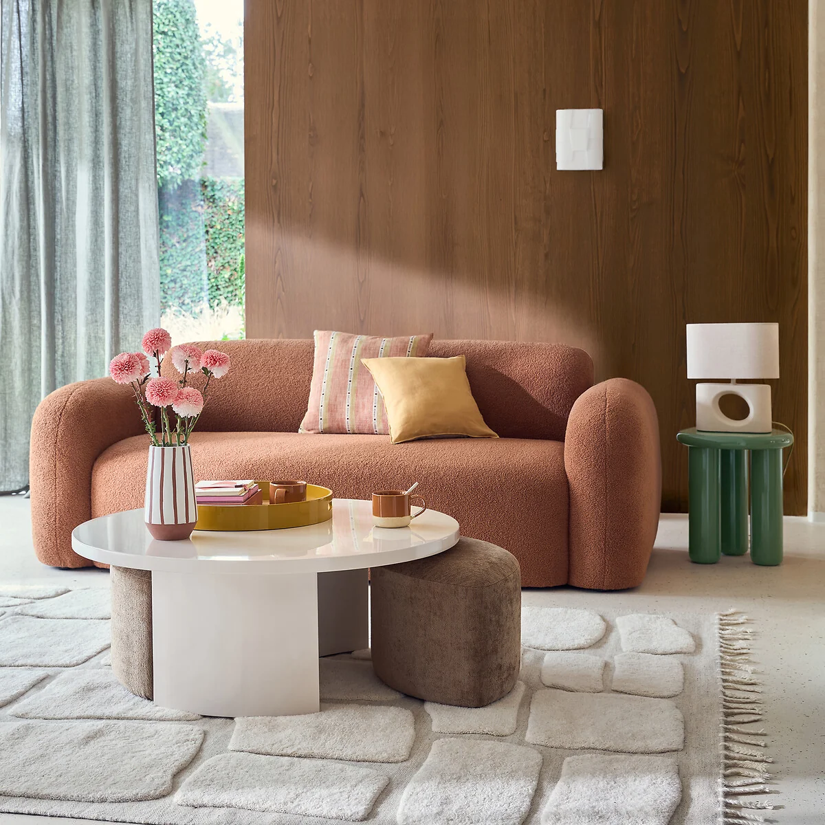 Partitione Wall Light in Opaline Glass – image 2