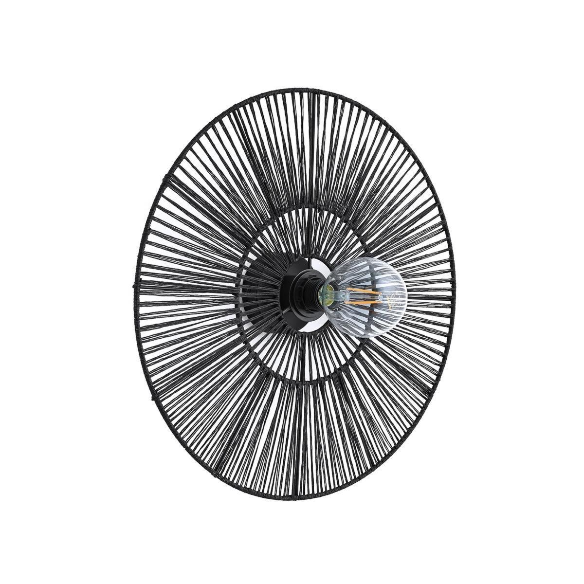 Yaku Round Hemp Wall Lamp, Diameter 50cm – image 2