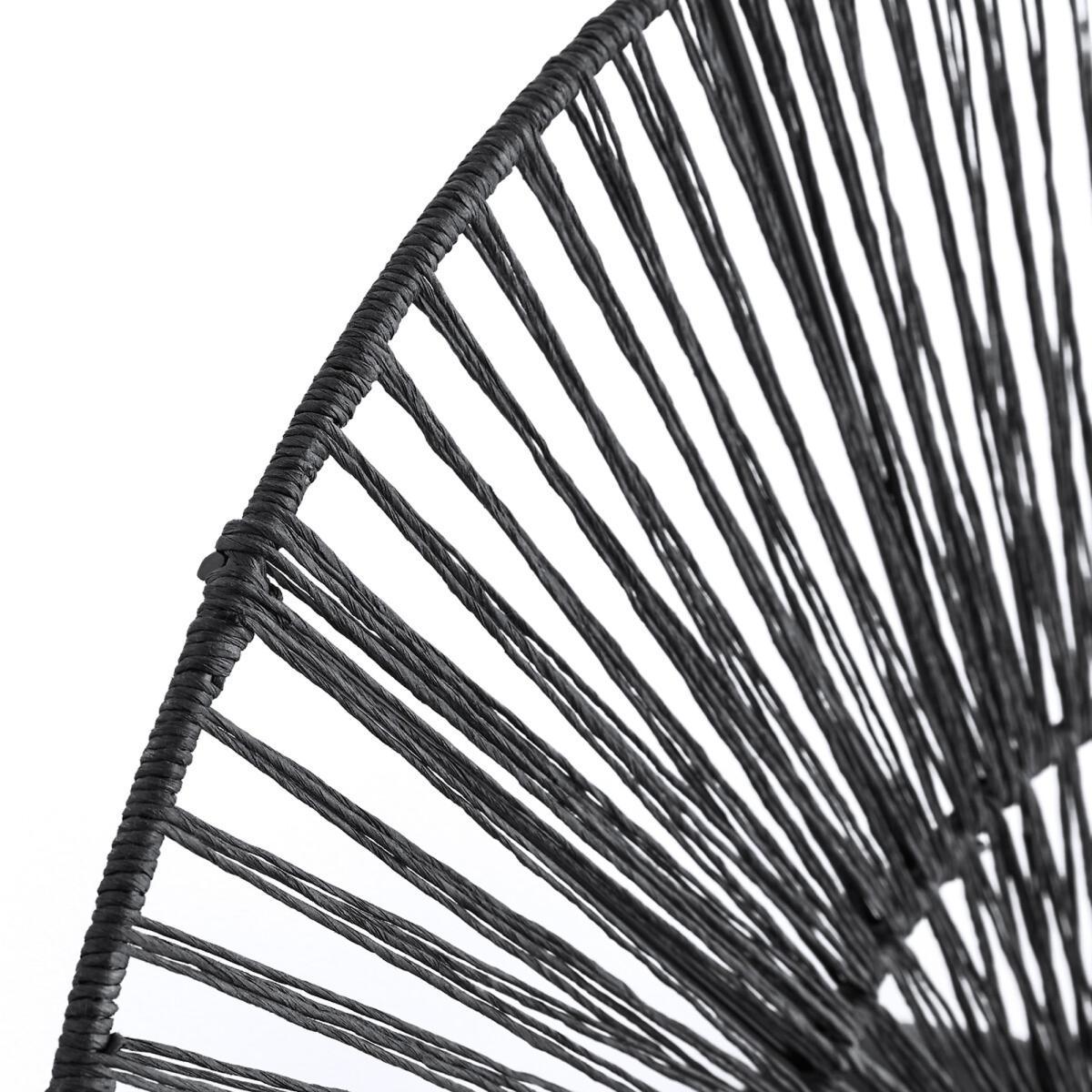 Yaku Round Hemp Wall Lamp, Diameter 50cm – image 4