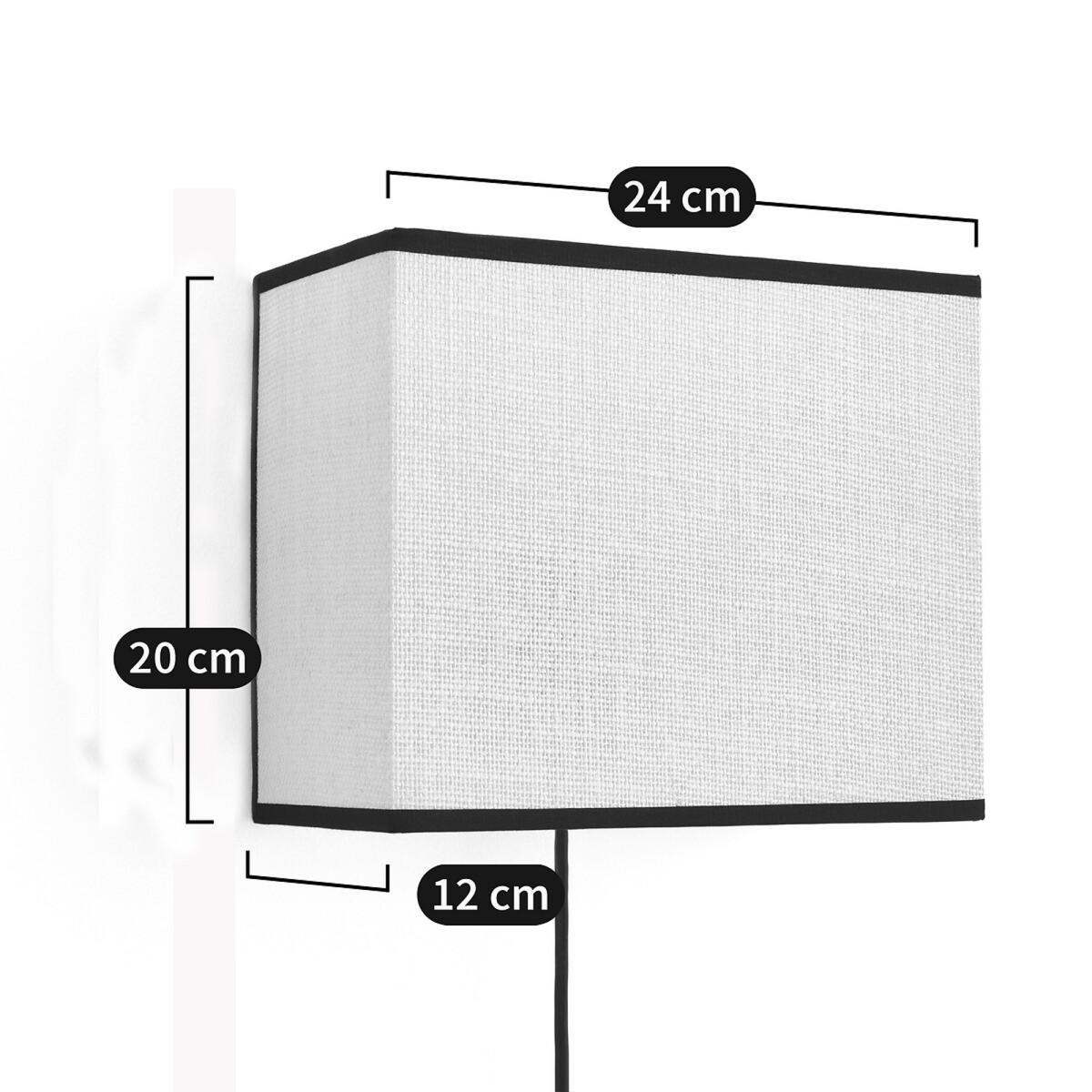 Come Bleached Woven Wall Light – image 4