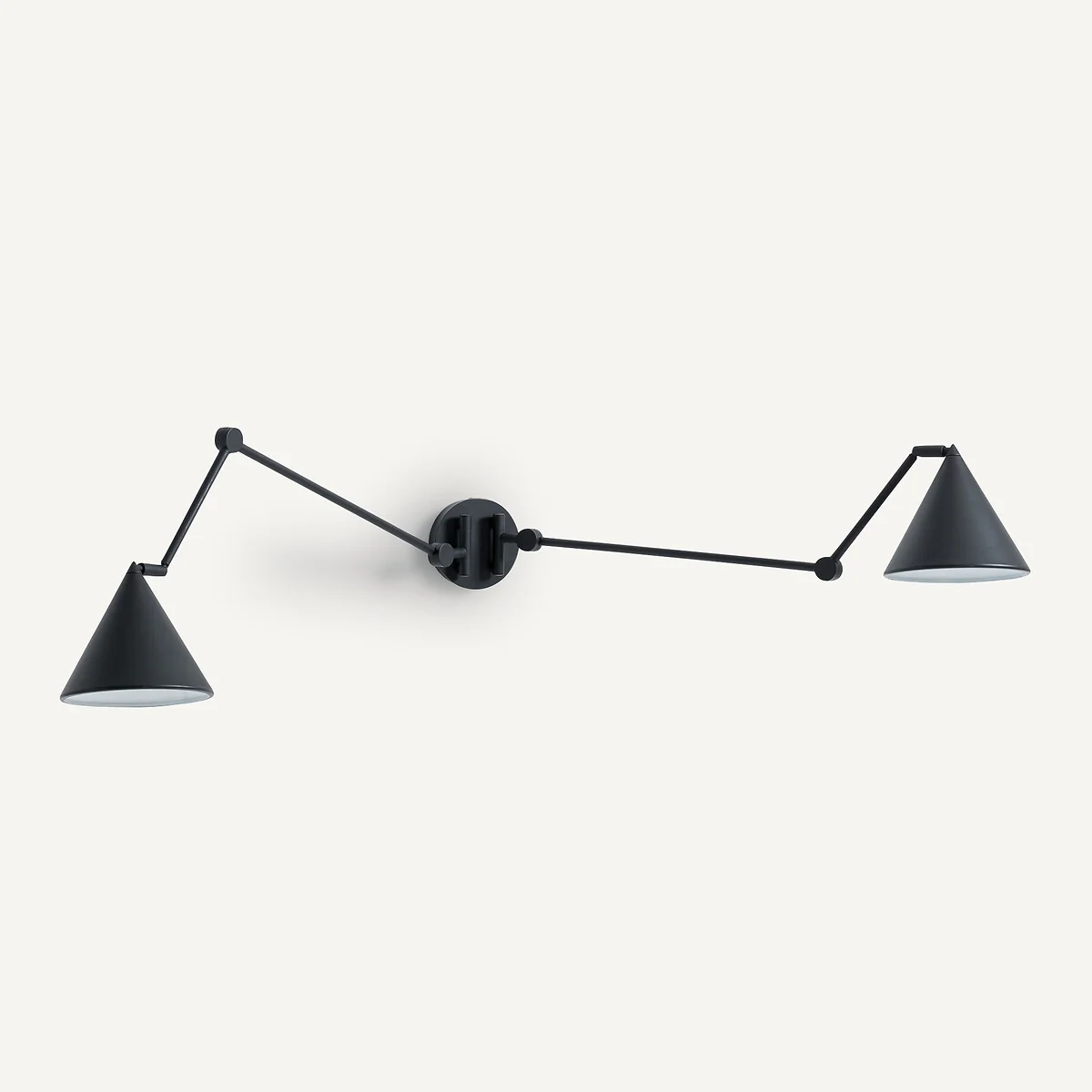 Moke Articulated Double-Arm Wall Light – image 7