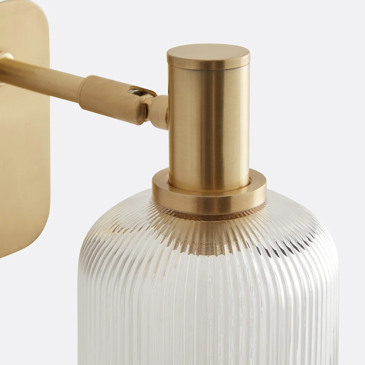Bogota Striated Glass Articulated Wall Lamp – image 3