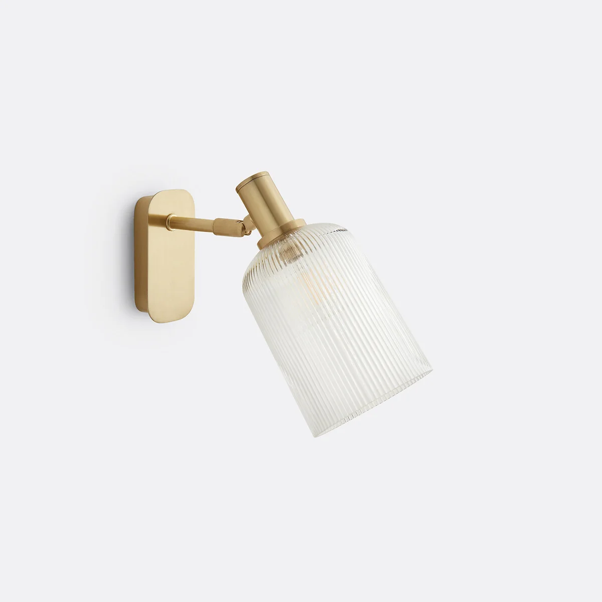 Bogota Striated Glass Articulated Wall Lamp – image 4