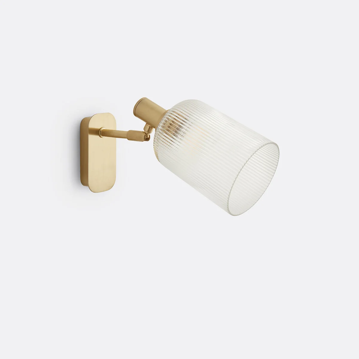 Bogota Striated Glass Articulated Wall Lamp – image 5