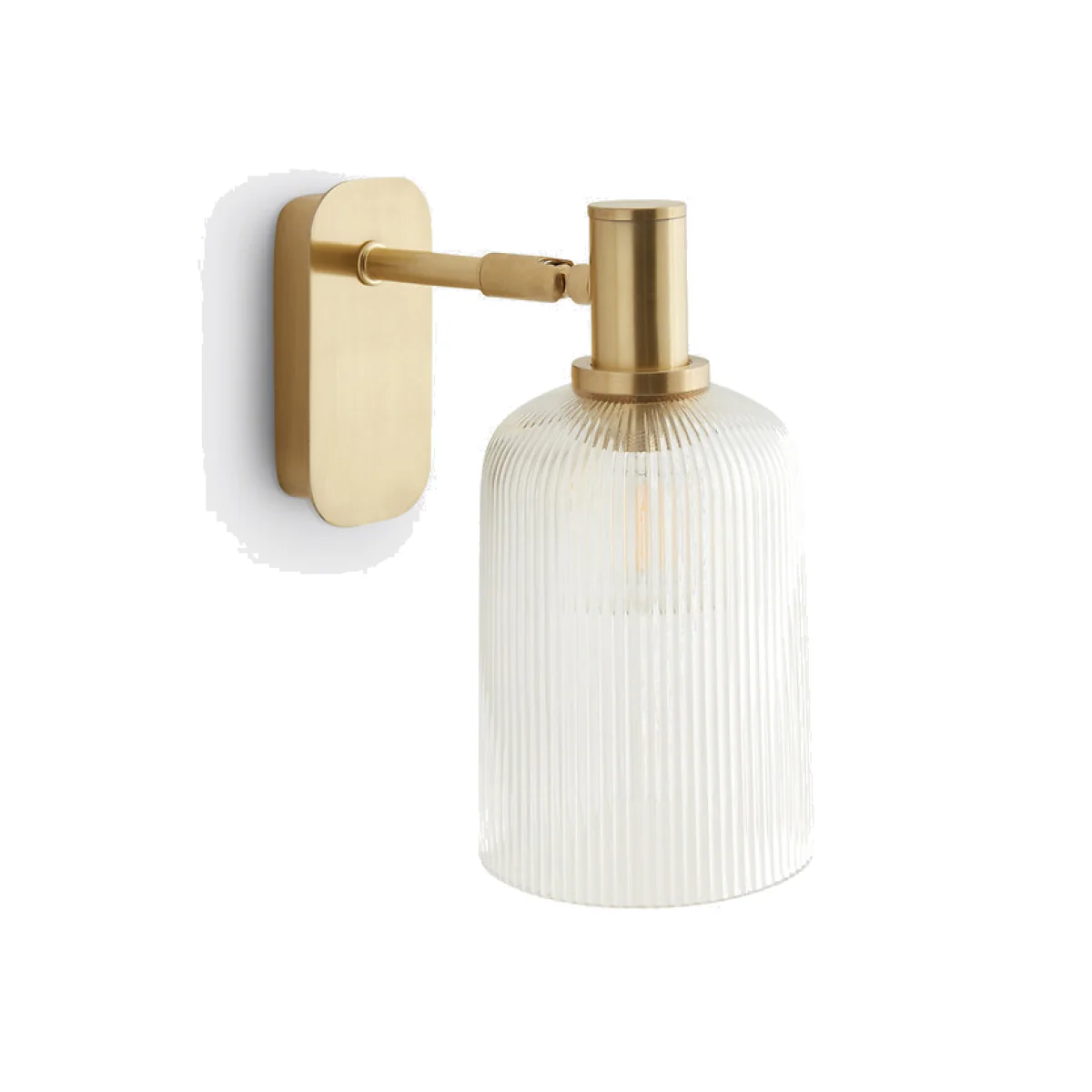Bogota Striated Glass Articulated Wall Lamp – image 1