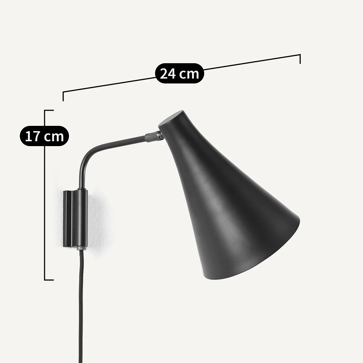 Jameson Adjustable Metal Wall Light – image 7