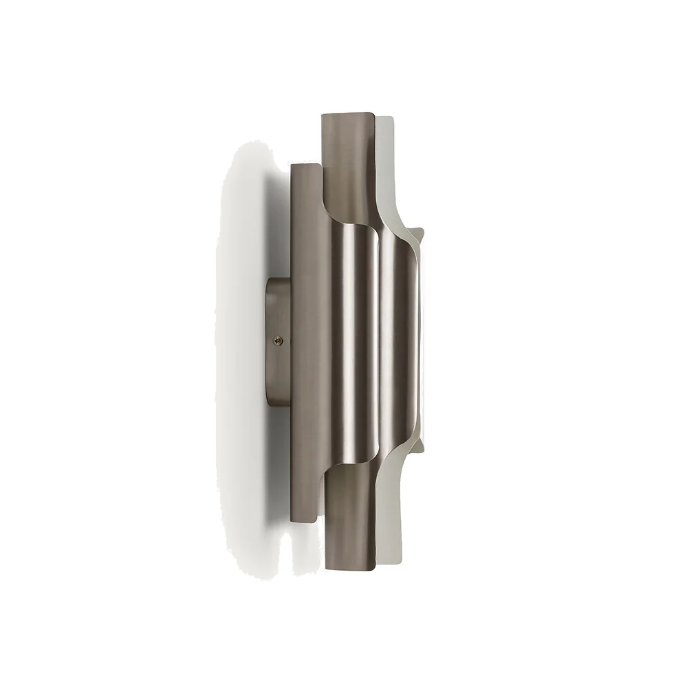 Henrio Satin Nickel Metal Wall Light