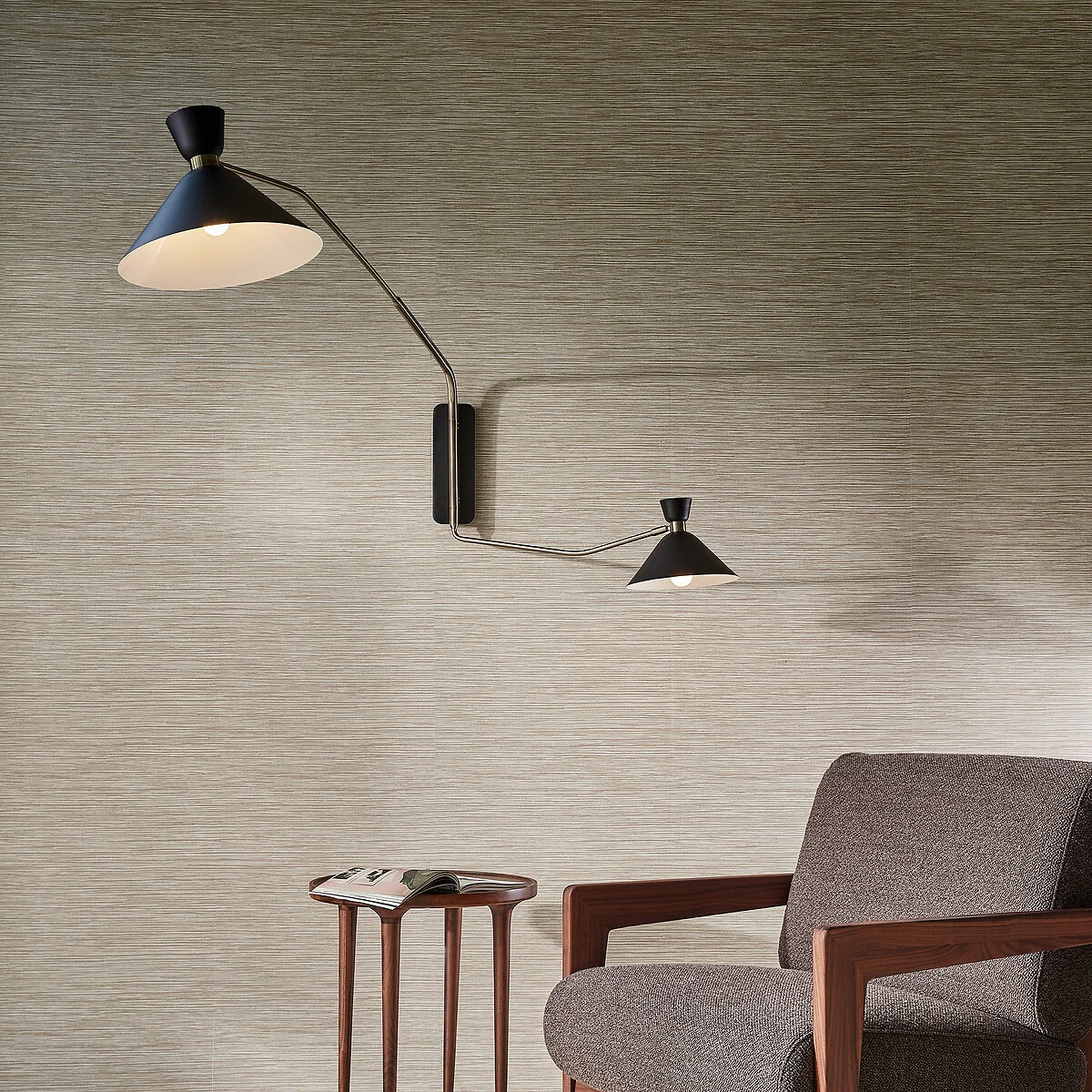 Zoticus Aged Brass XL Double Wall Light – image 2