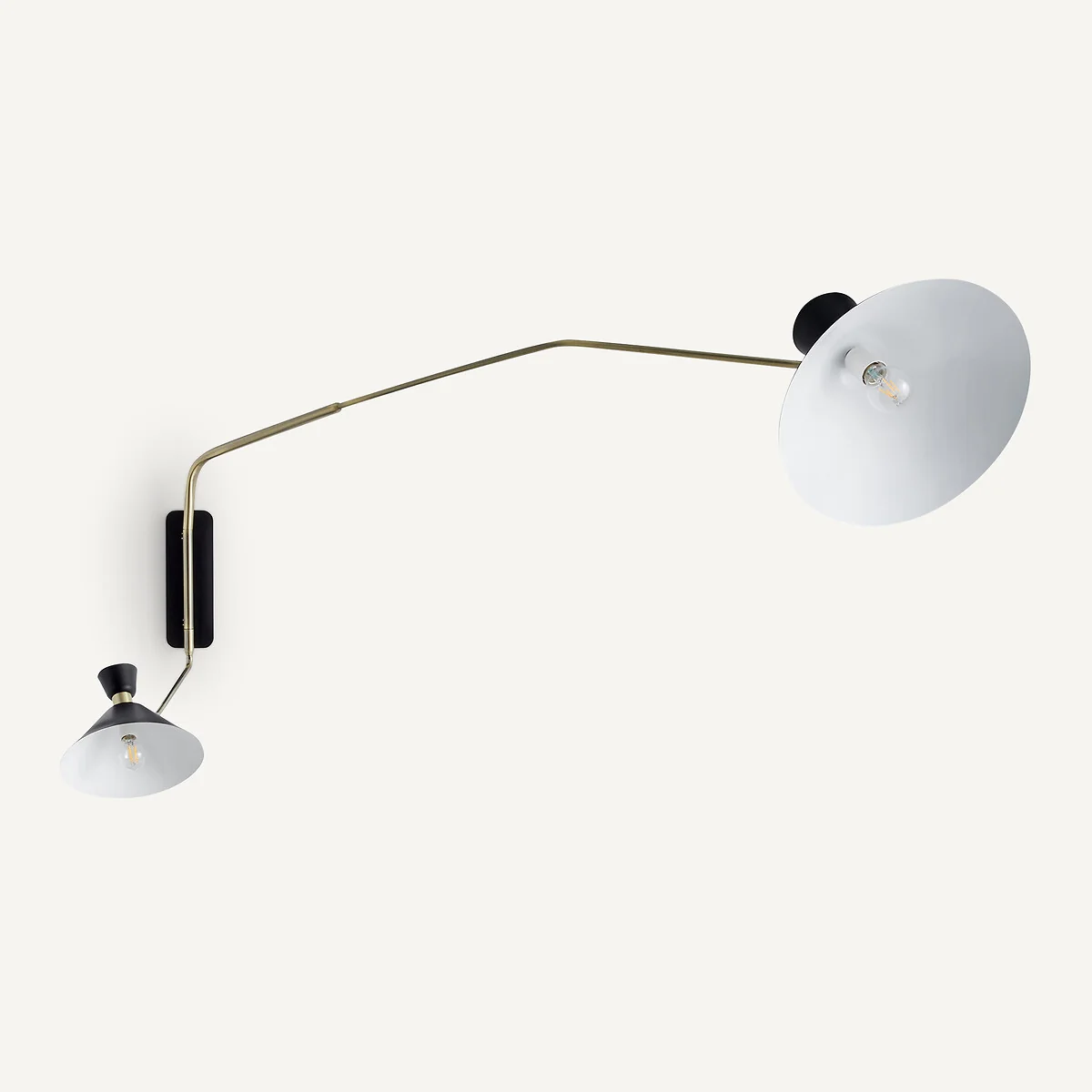 Zoticus Aged Brass XL Double Wall Light – image 4