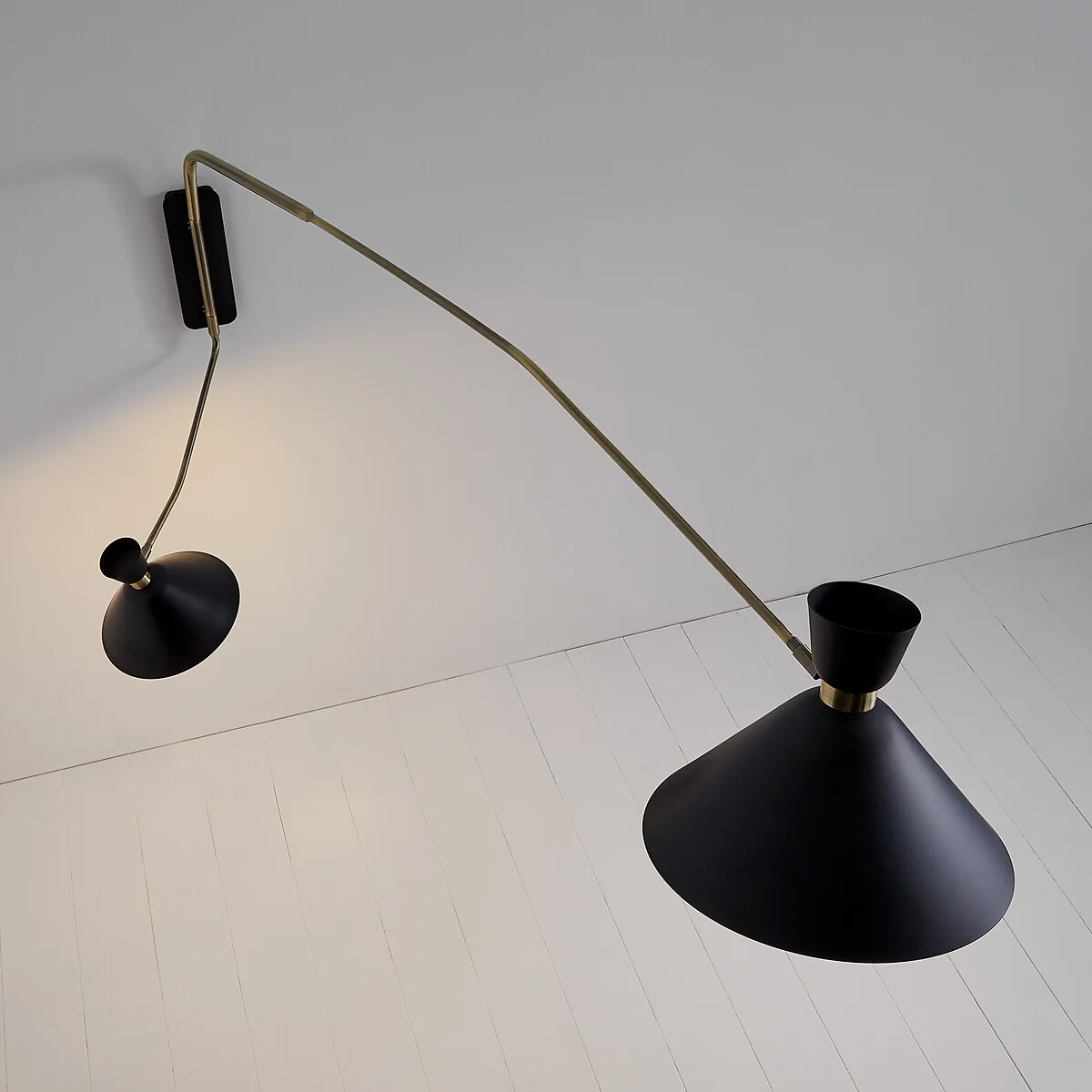 Zoticus Aged Brass XL Double Wall Light – image 5