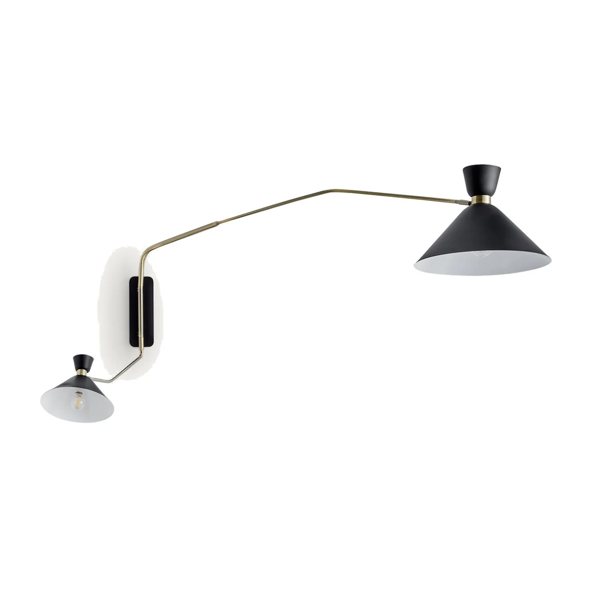 Zoticus Aged Brass XL Double Wall Light – image 1