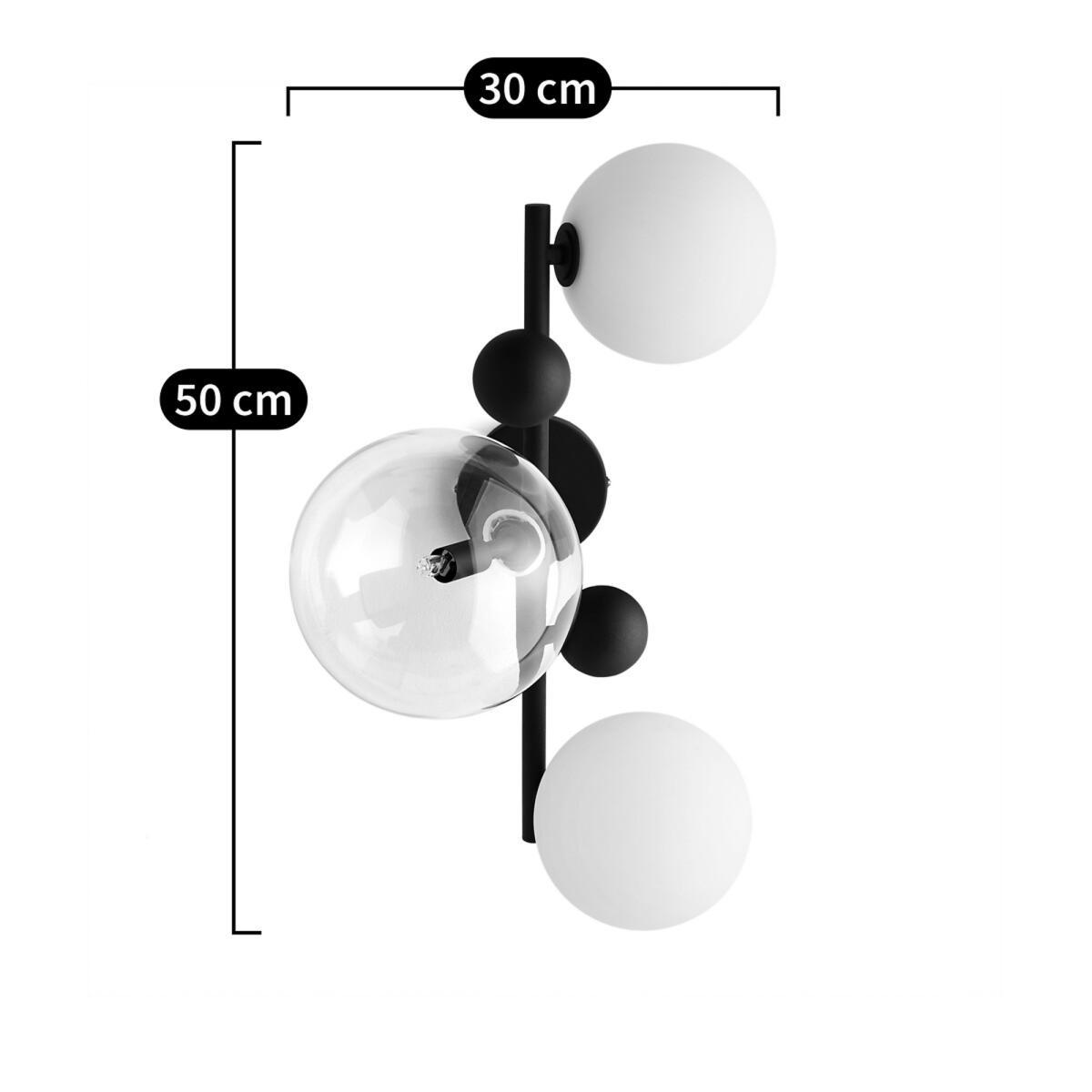 Bullesco Wall Light in Glass & Metal – image 9