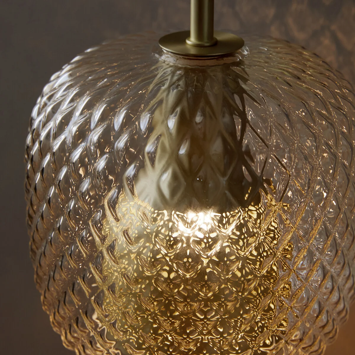 Mistinguett Textured Glass & Metal Wall Light – image 6