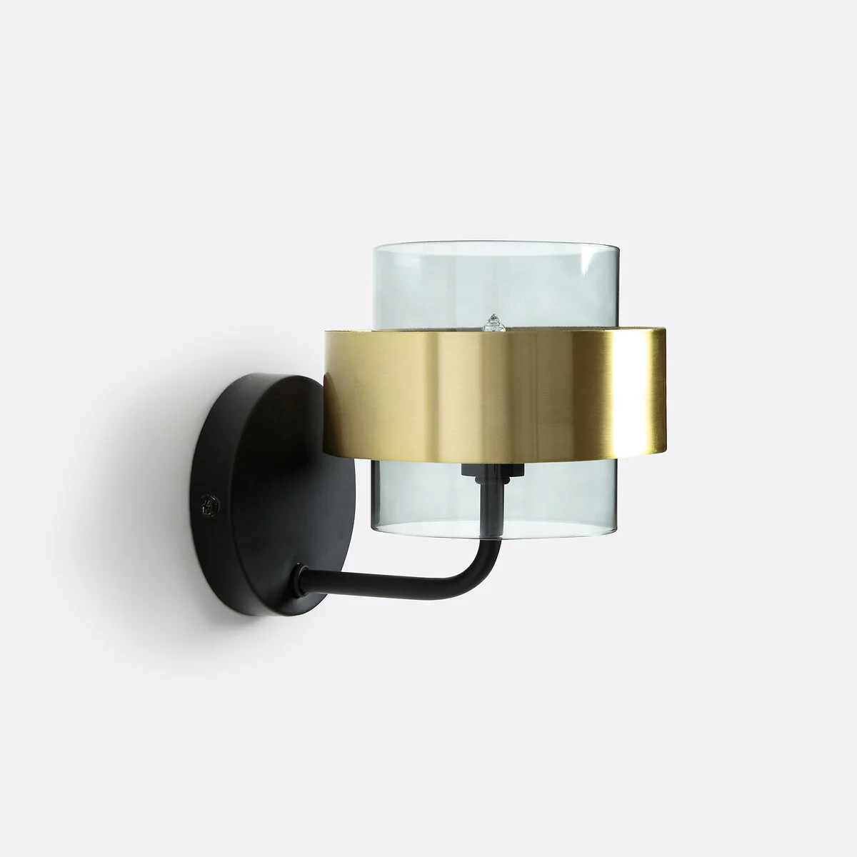 Botello Glass and Brass Wall Light – image 2