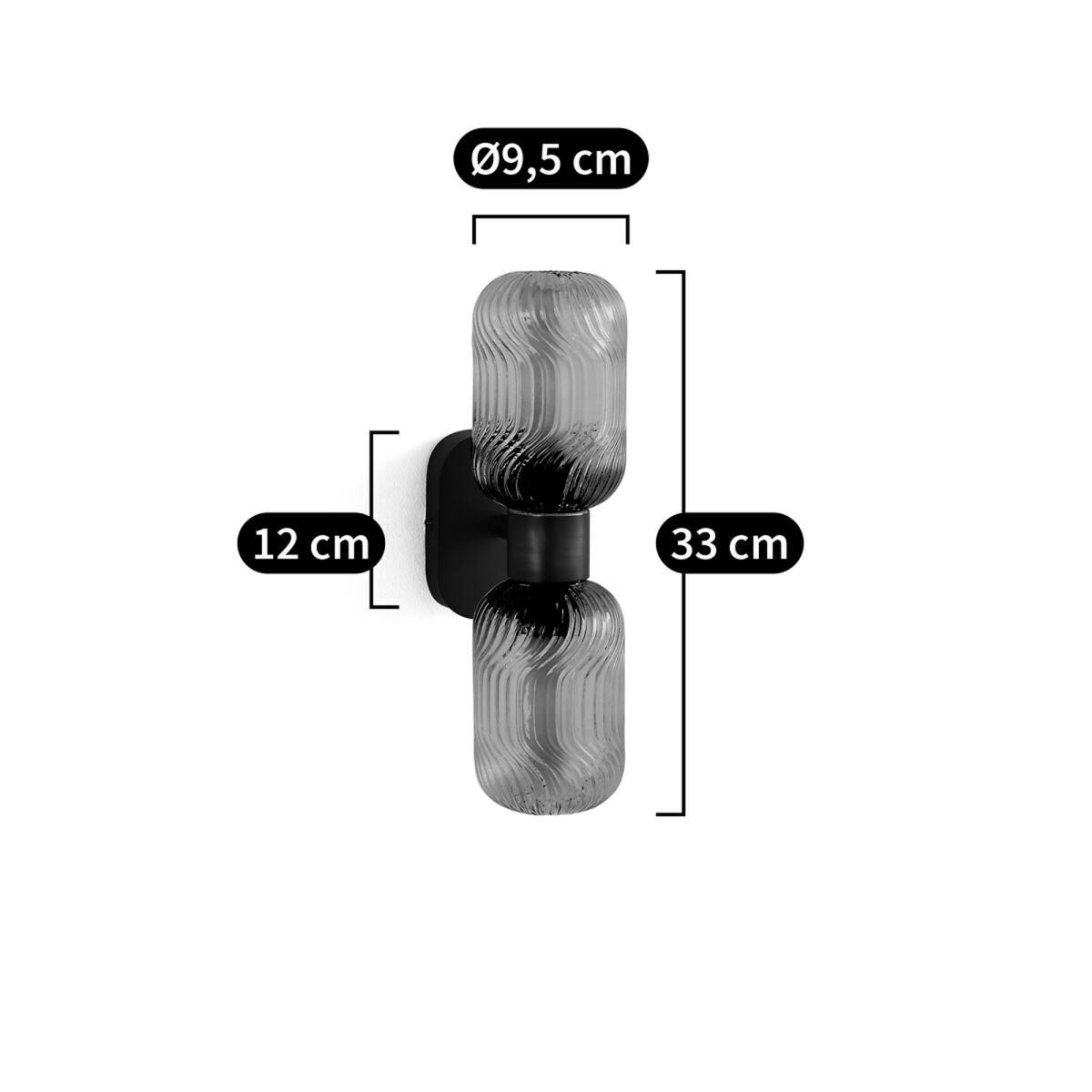 Jamy Metal & Glass Wall Light – image 9