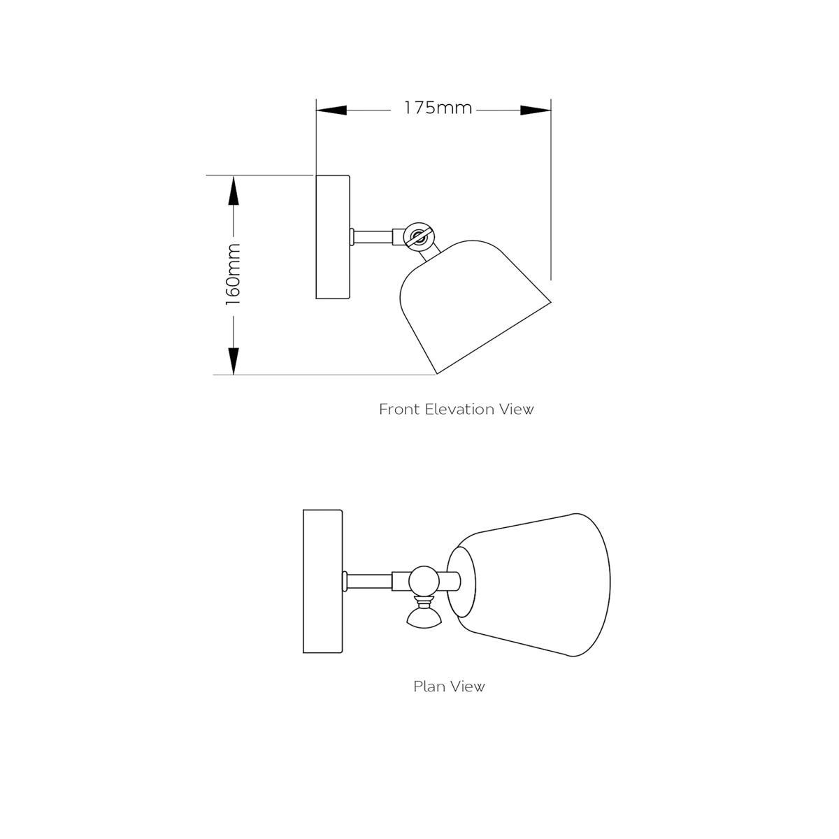 M&S Finn Wall Light - Grey, Grey,Blush,Black – image 7