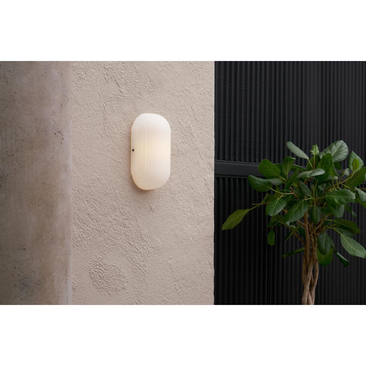 Pite Outdoor Wall Light, White Frosted Glass – image 3