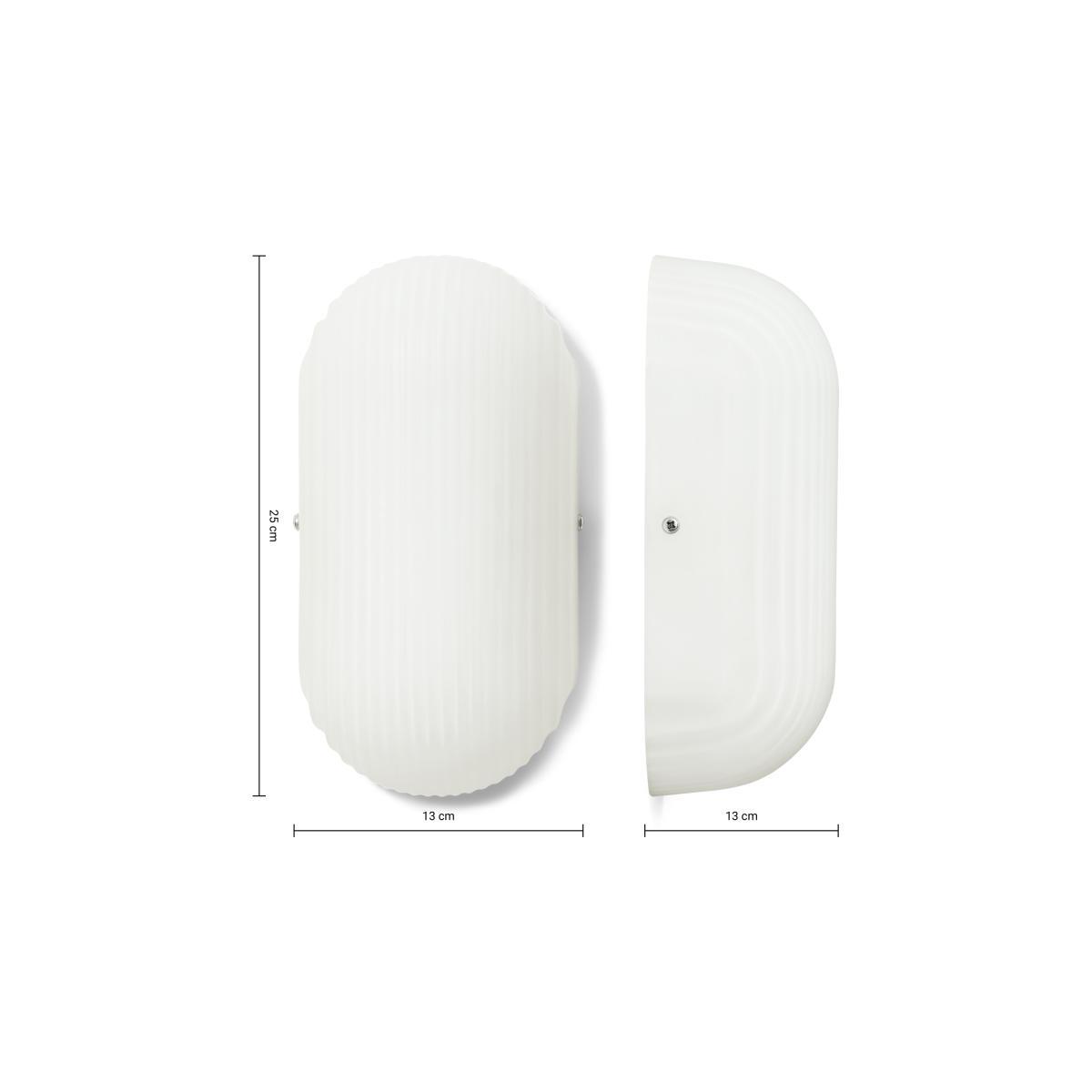 Pite Outdoor Wall Light, White Frosted Glass – image 9