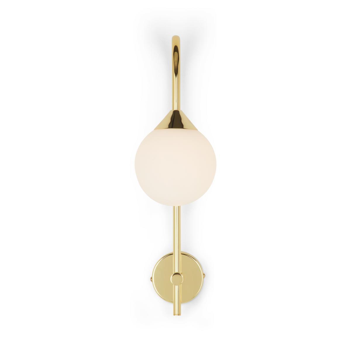 Faye Wall Light Single, Brass – image 2