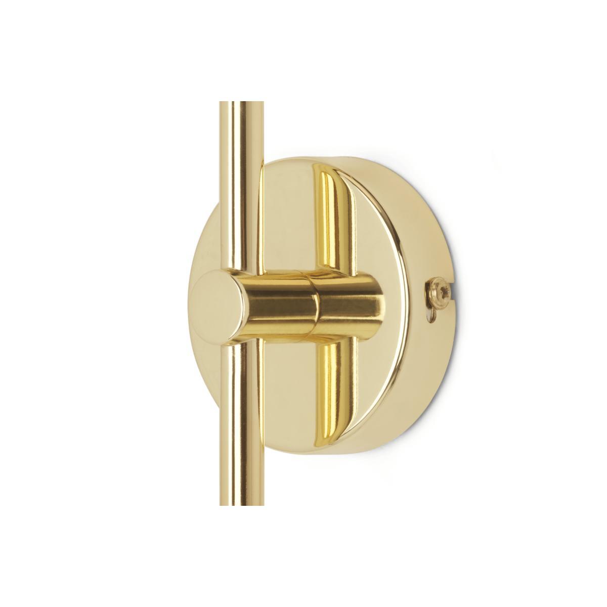 Faye Wall Light Single, Brass – image 5