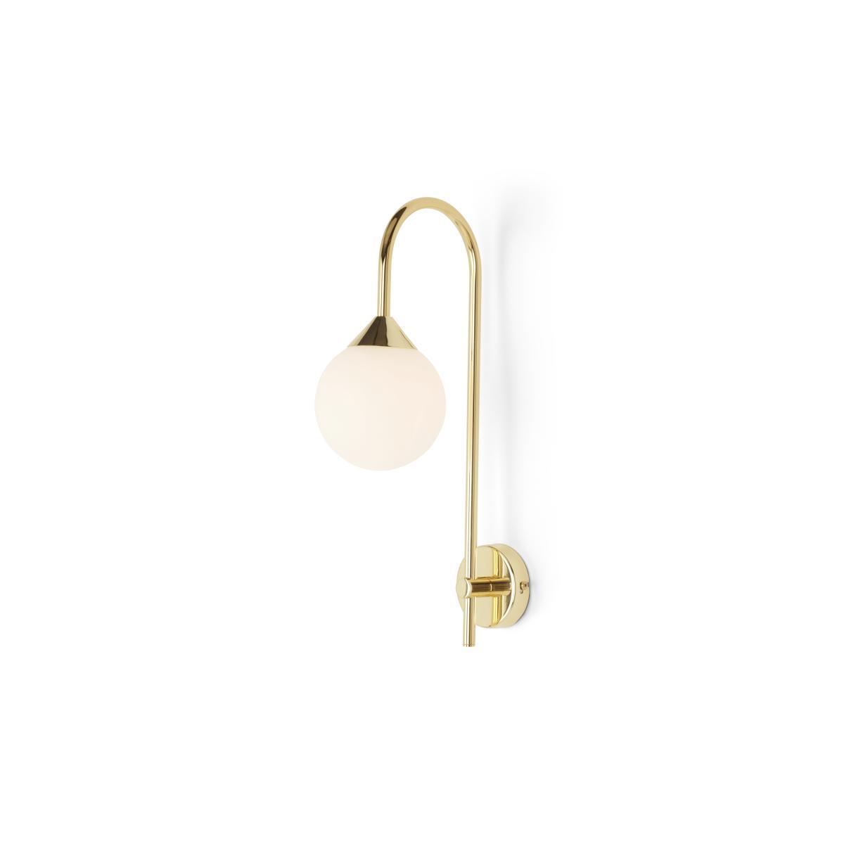Faye Wall Light Single, Brass – image 6