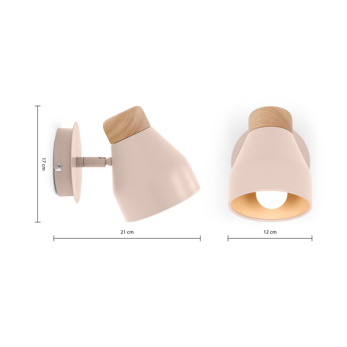 Albert Wall Light, Pink – image 7