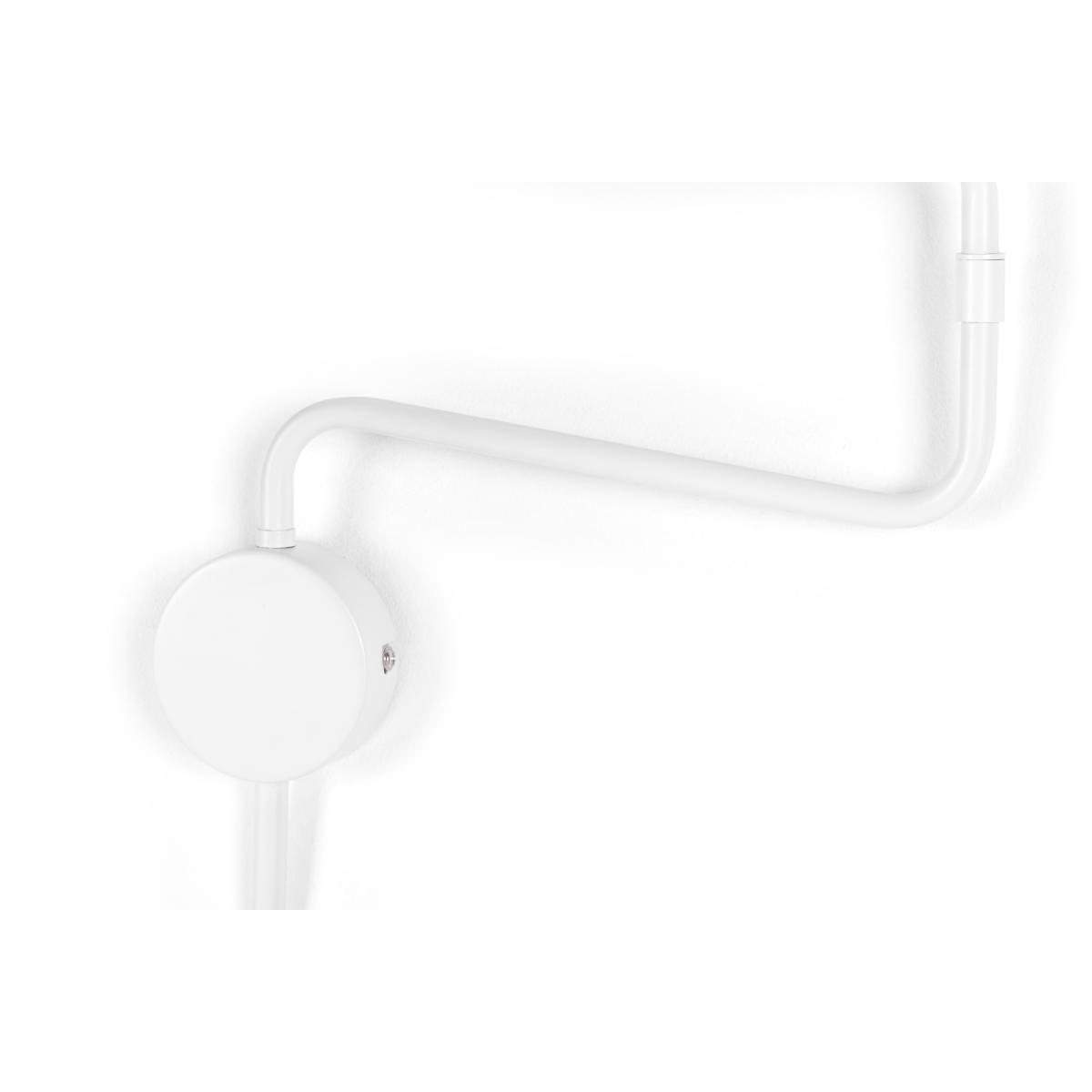 Cohen Swing Arm Wall Lamp, White – image 5