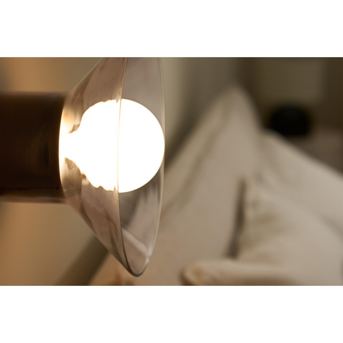 Lens Wall Light, Black & Smoked Glass – image 5