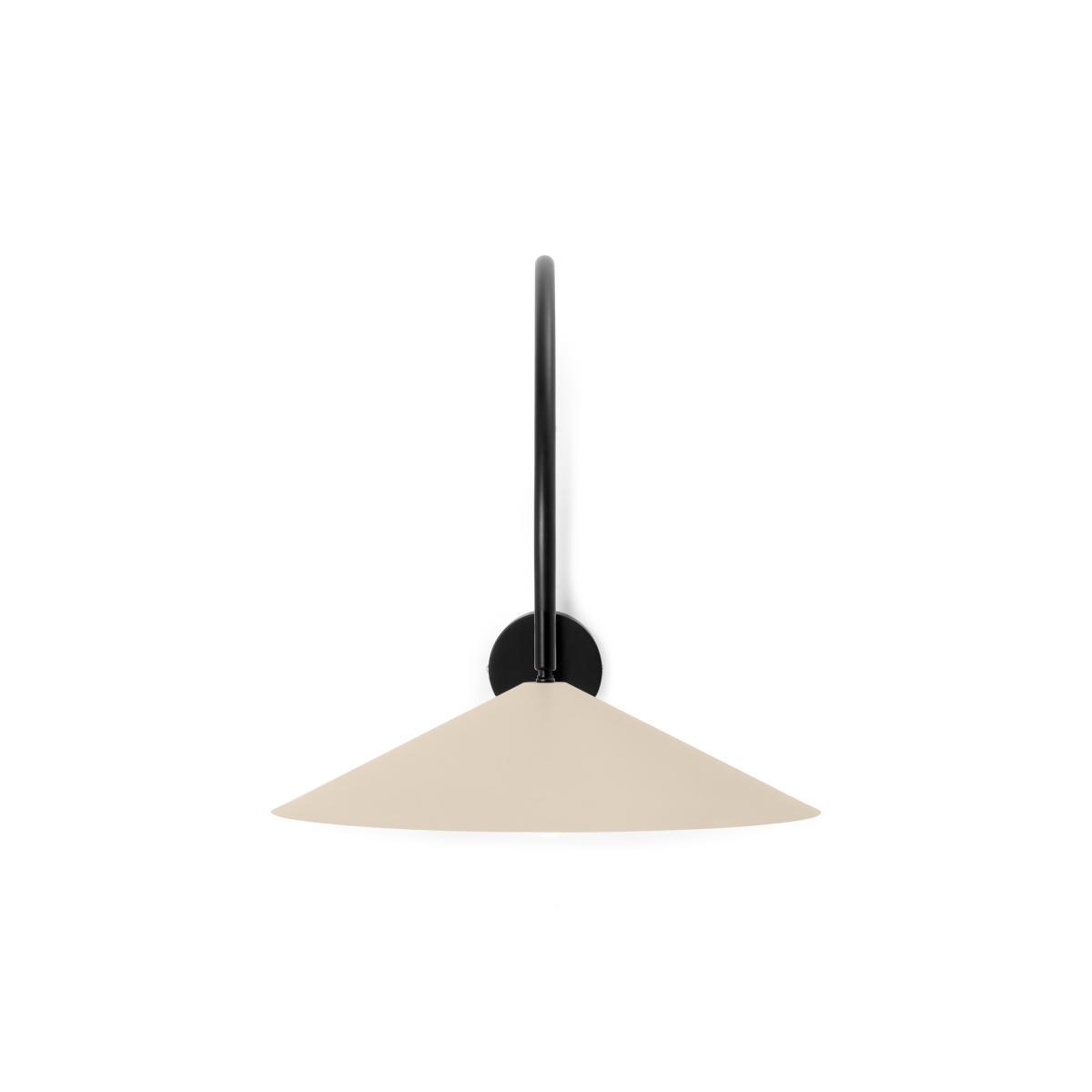 Alisa Overreach Wall Light, Black & Ivory Metal – image 5