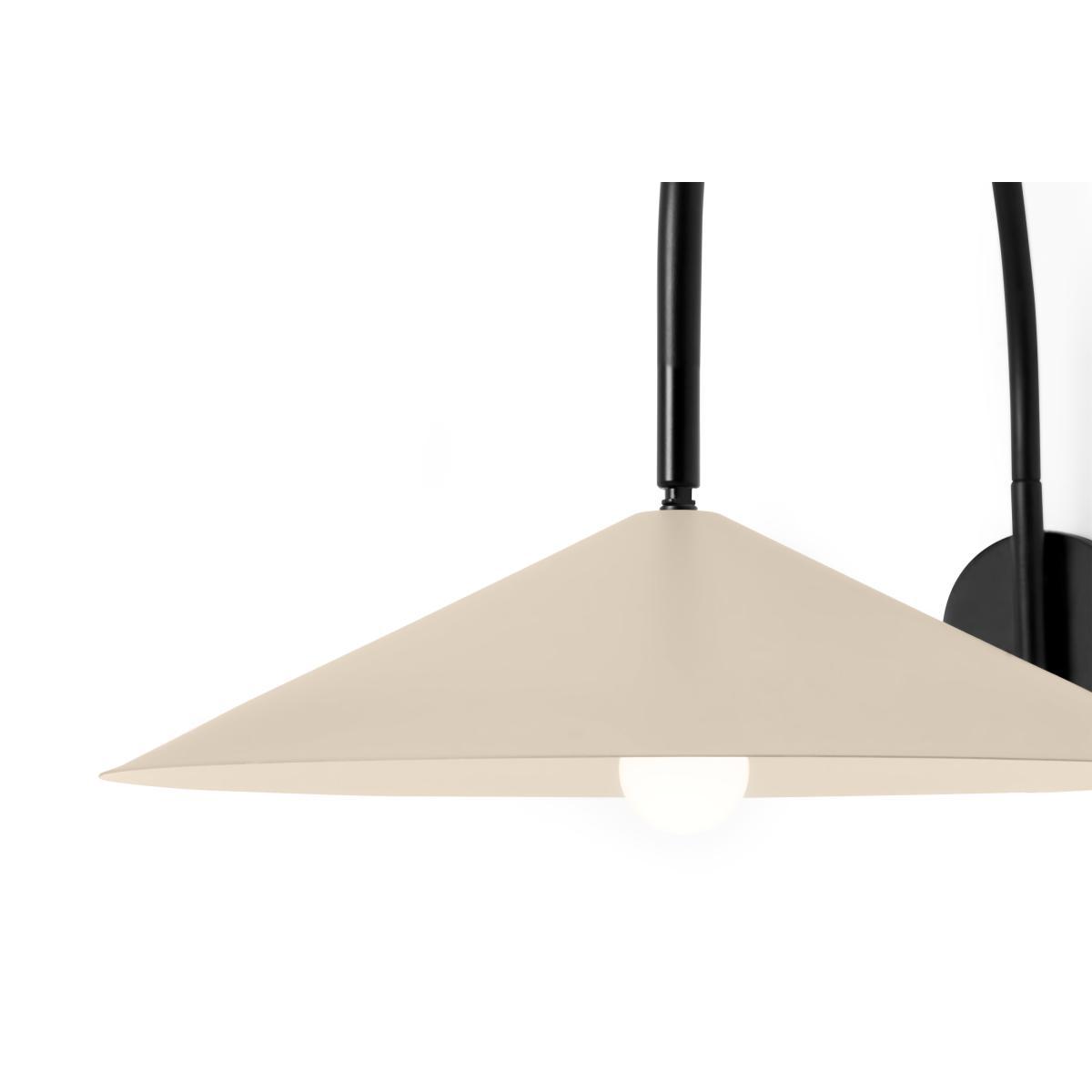 Alisa Overreach Wall Light, Black & Ivory Metal – image 6