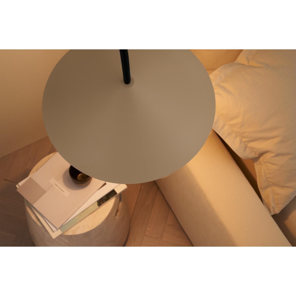 Alisa Overreach Plug In Wall Light, Black & Ivory Metal – image 4