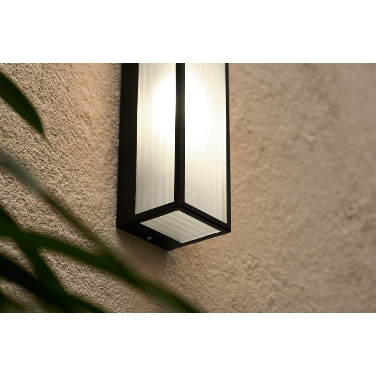 Paraga Long Outdoor Wall Light, Black – image 4