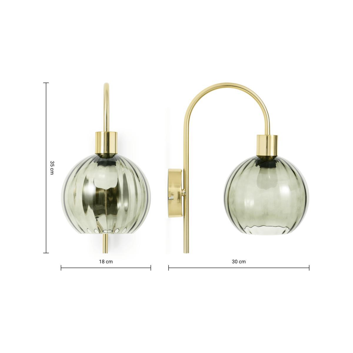 Tilbury Plug In Wall Light, Green – image 9
