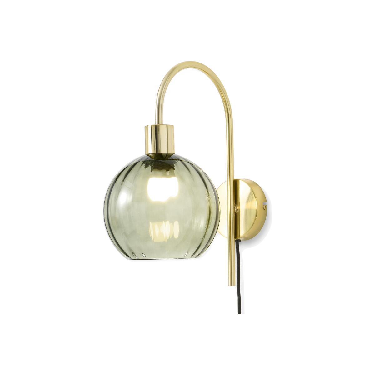 Tilbury Plug In Wall Light, Green – image 1