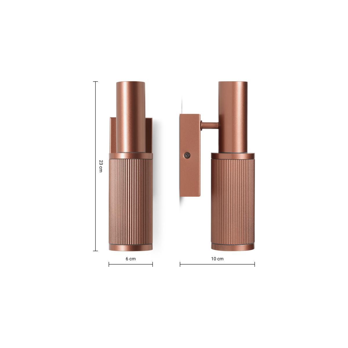 Penate Outdoor Wall Light, Bronze – image 9