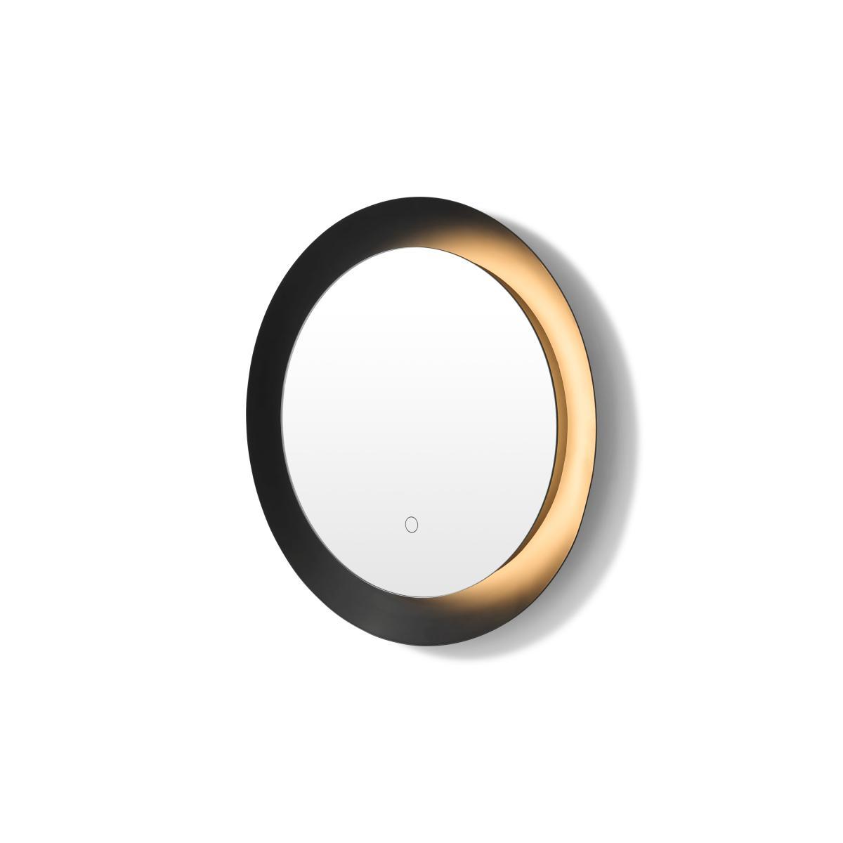 Nate Mirror with LED Light, Black – image 5