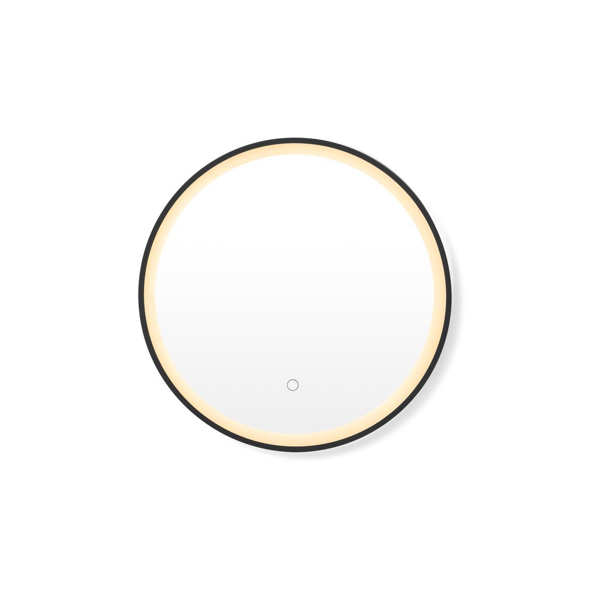 Jorja Mirror with LED Light, Powder Black – image 2