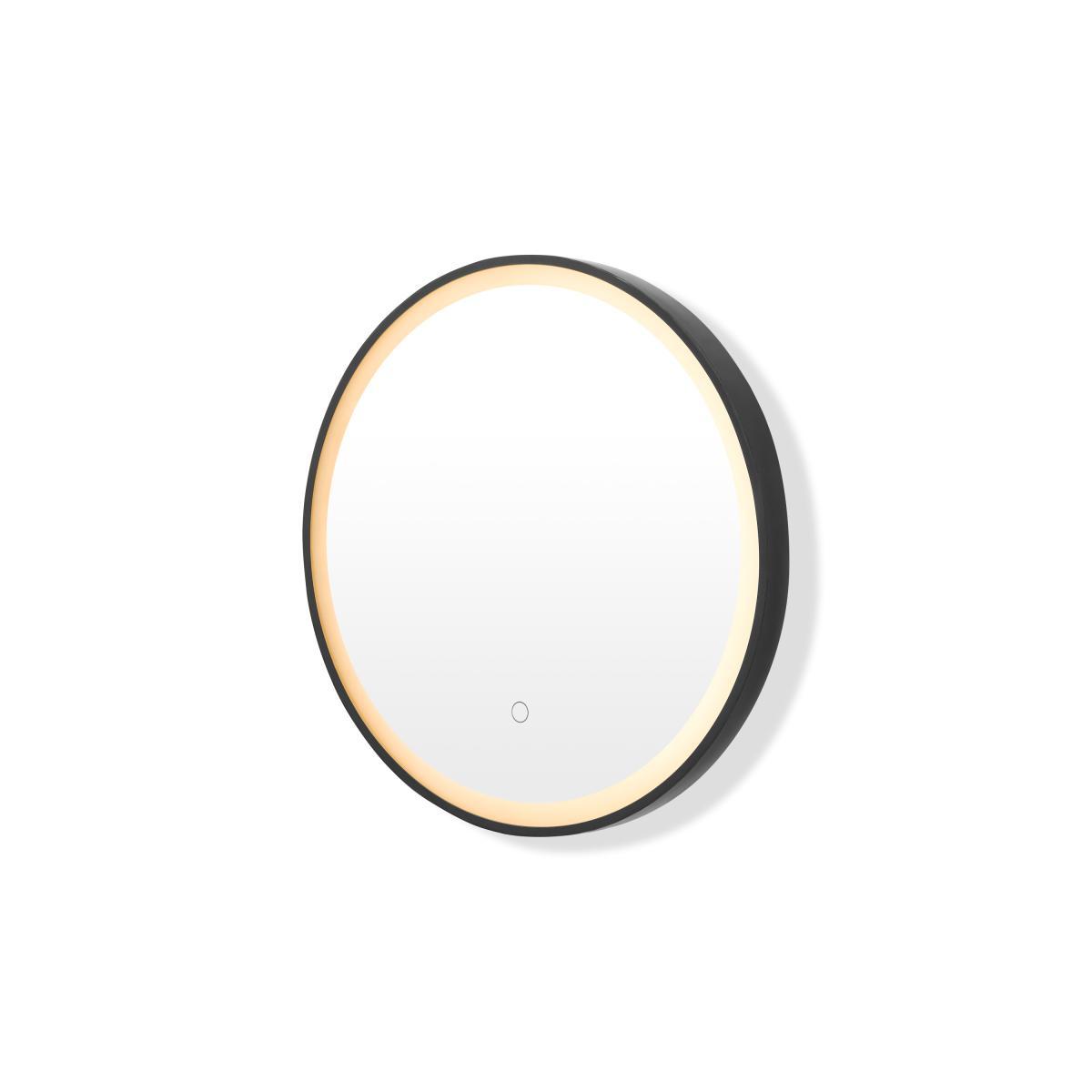 Jorja Mirror with LED Light, Powder Black – image 5
