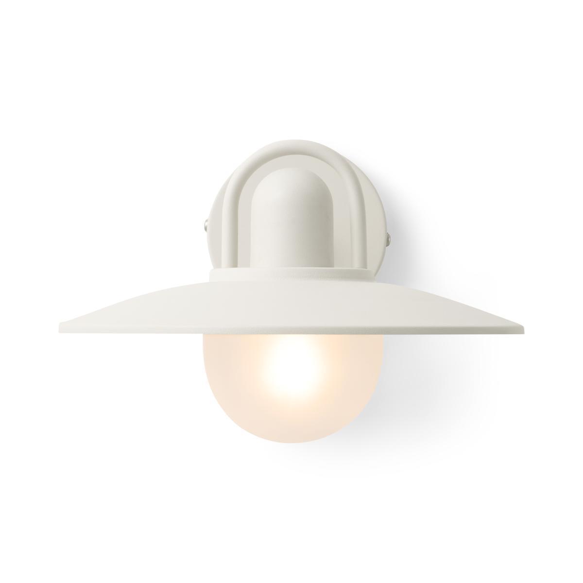 Kenver Outdoor Wall Light, Warm Grey & Frosted Glass – image 5