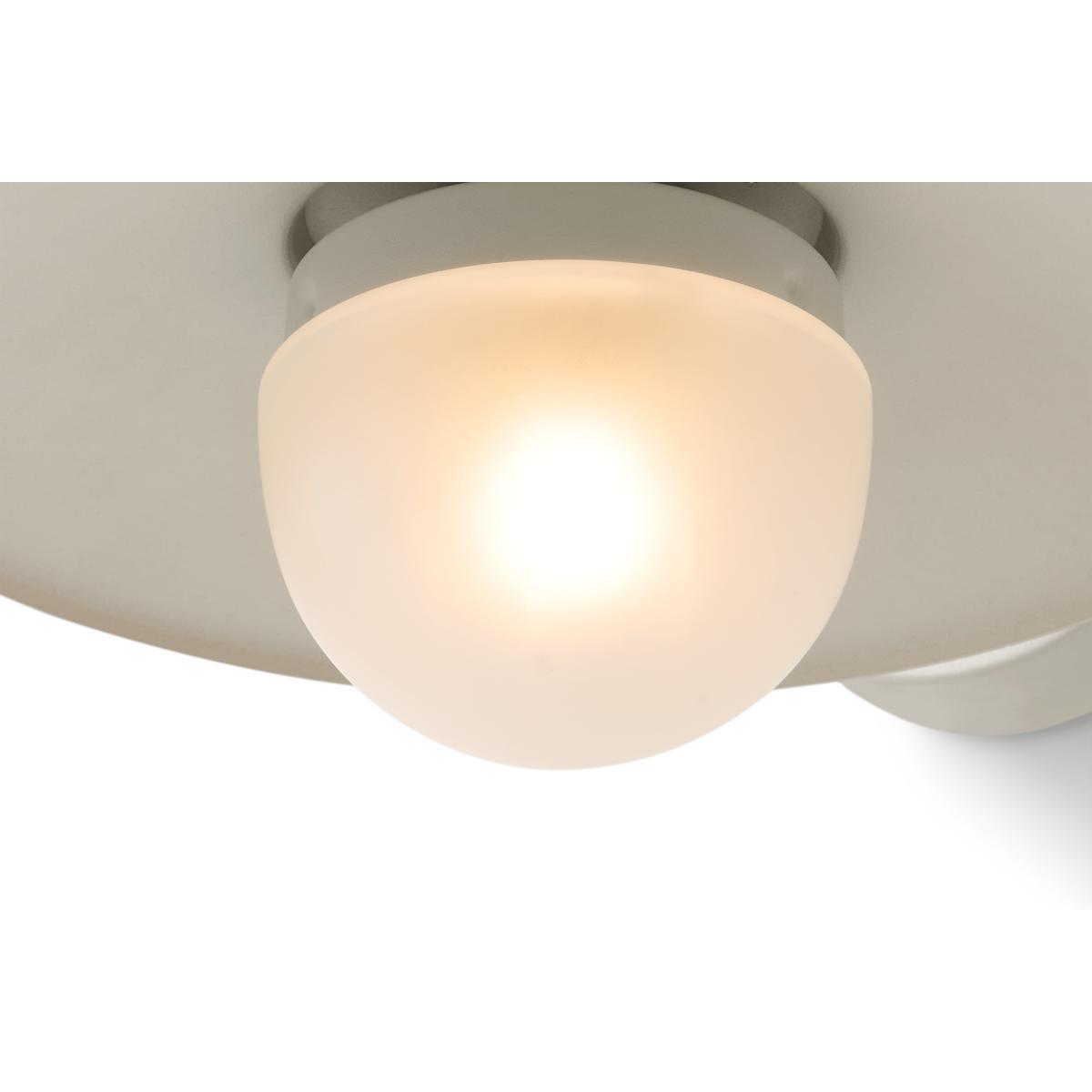 Kenver Outdoor Wall Light, Warm Grey & Frosted Glass – image 6