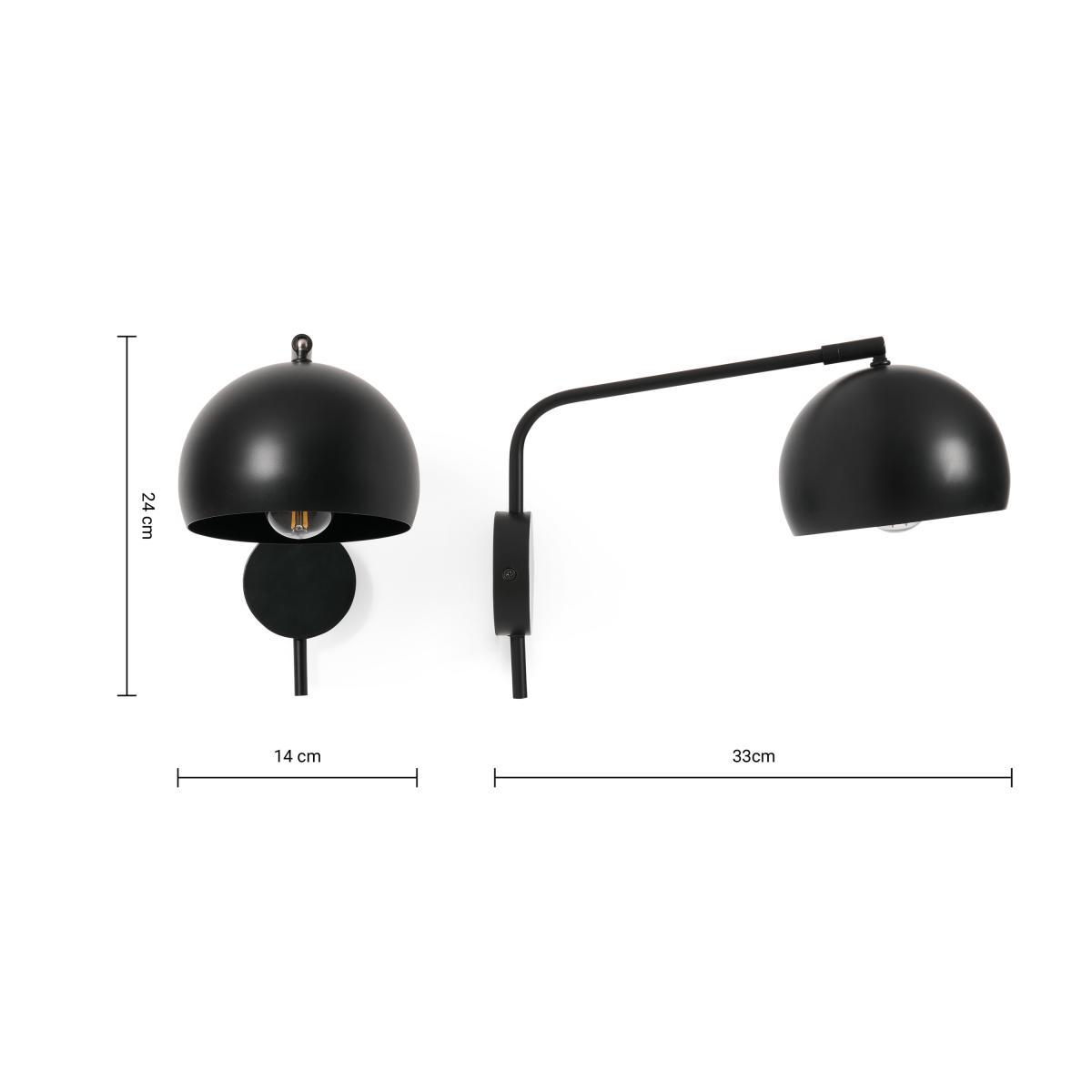 Troupe Wall Light, Black – image 10