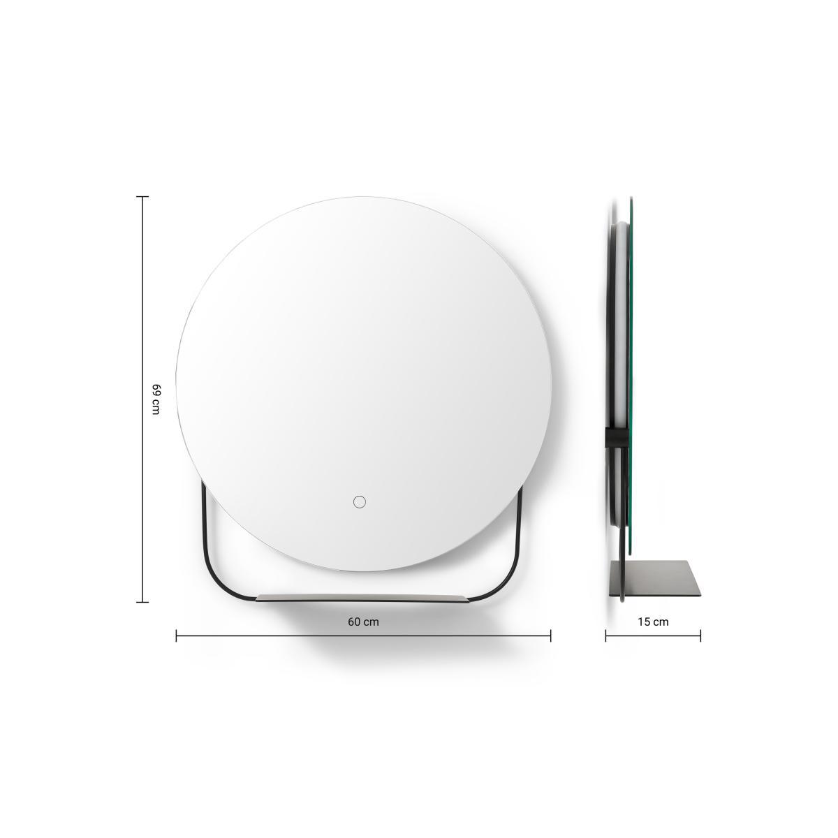 Danby Hanging Shelf Mirror with LED Light – image 8