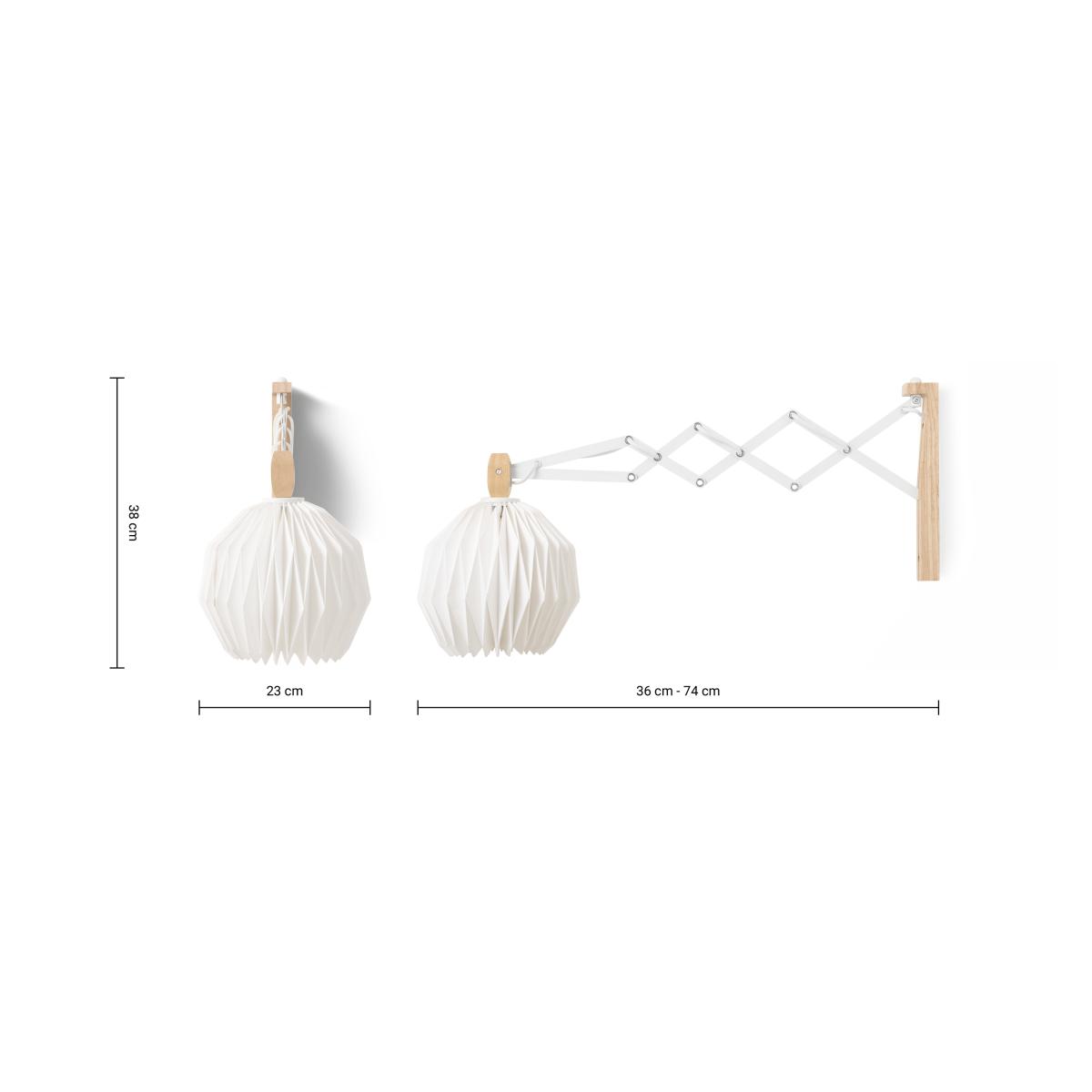 Dove Swing Arm Wall Lamp – image 9