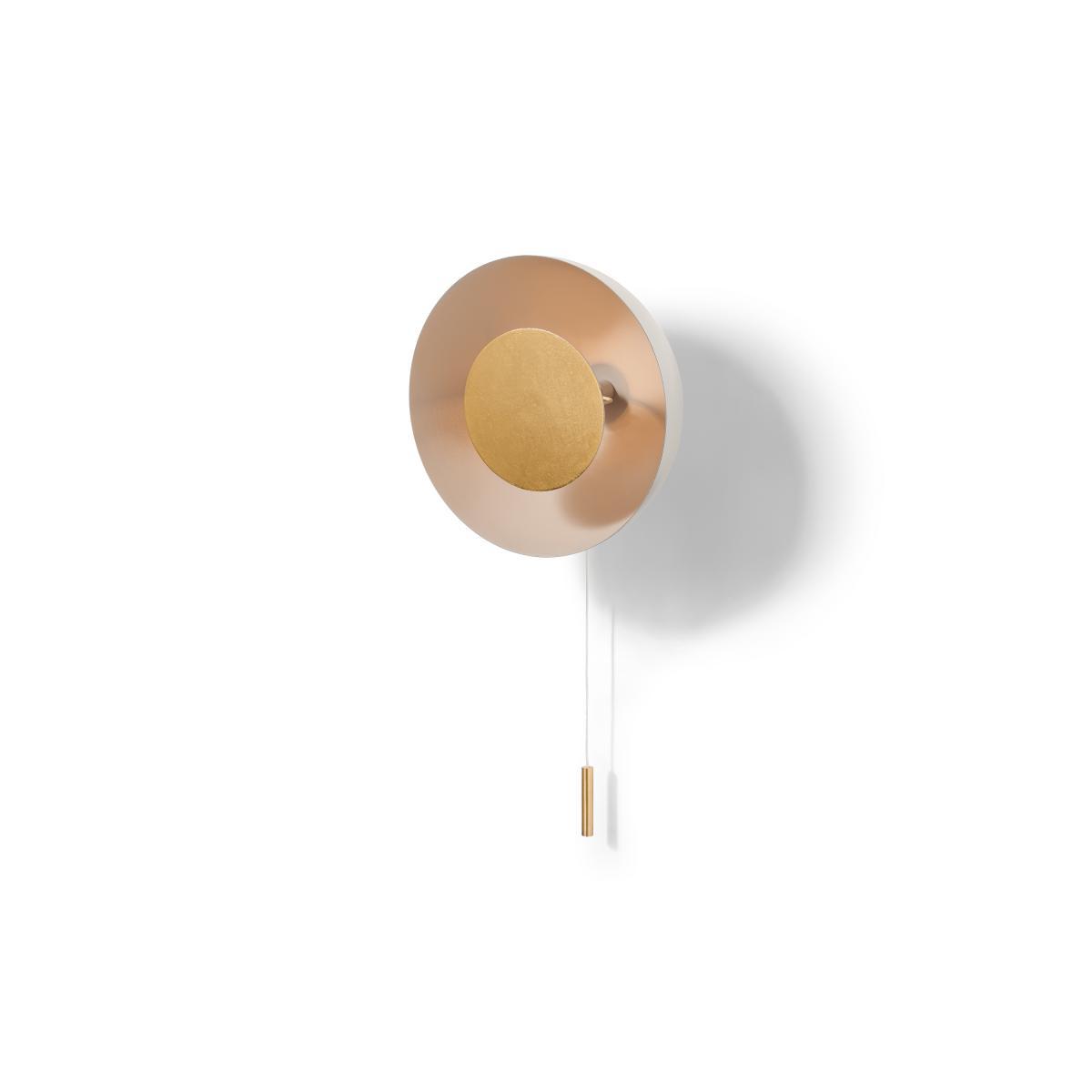 Ward Wall Lamp, Grey & Gold Foil – image 2