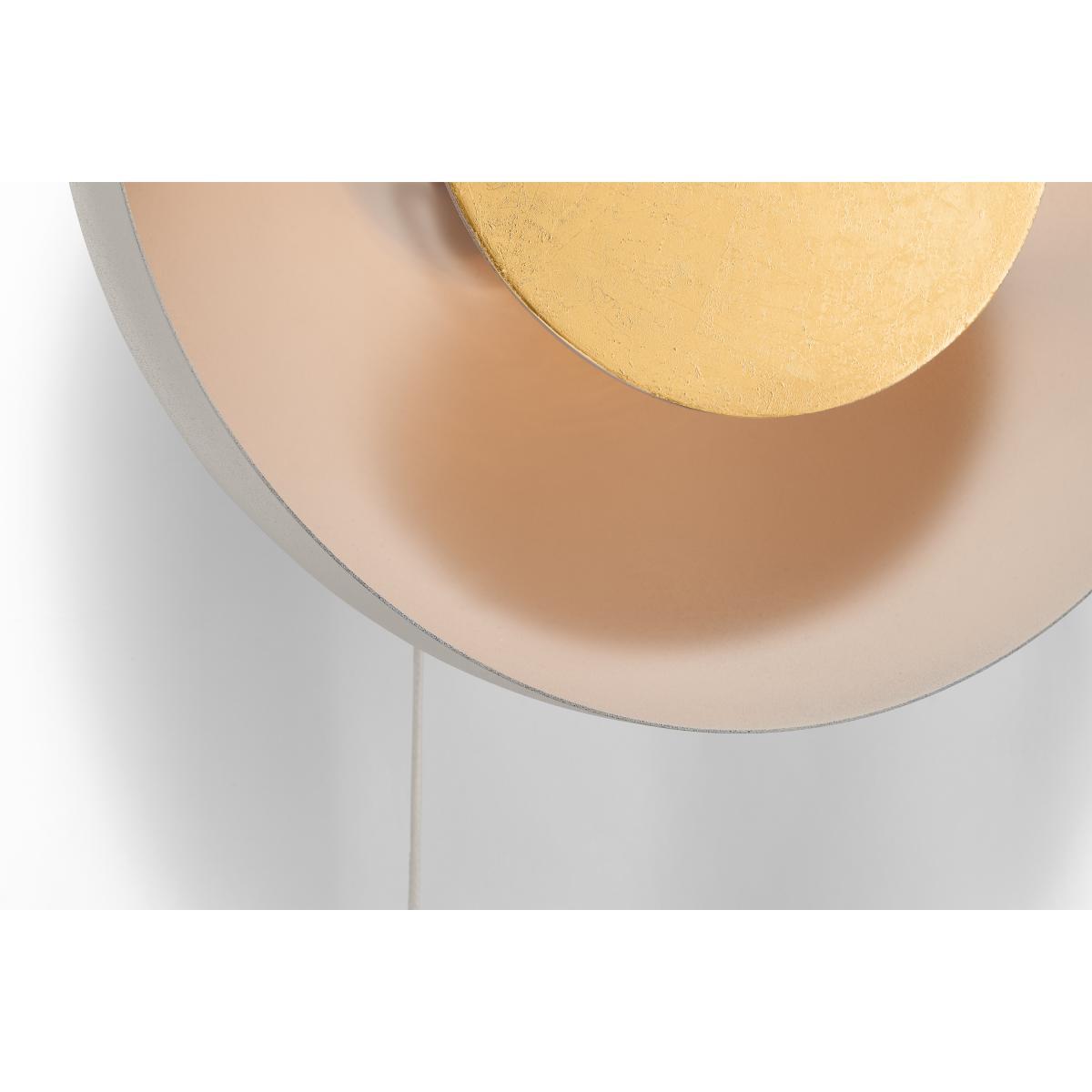Ward Wall Lamp, Grey & Gold Foil – image 5
