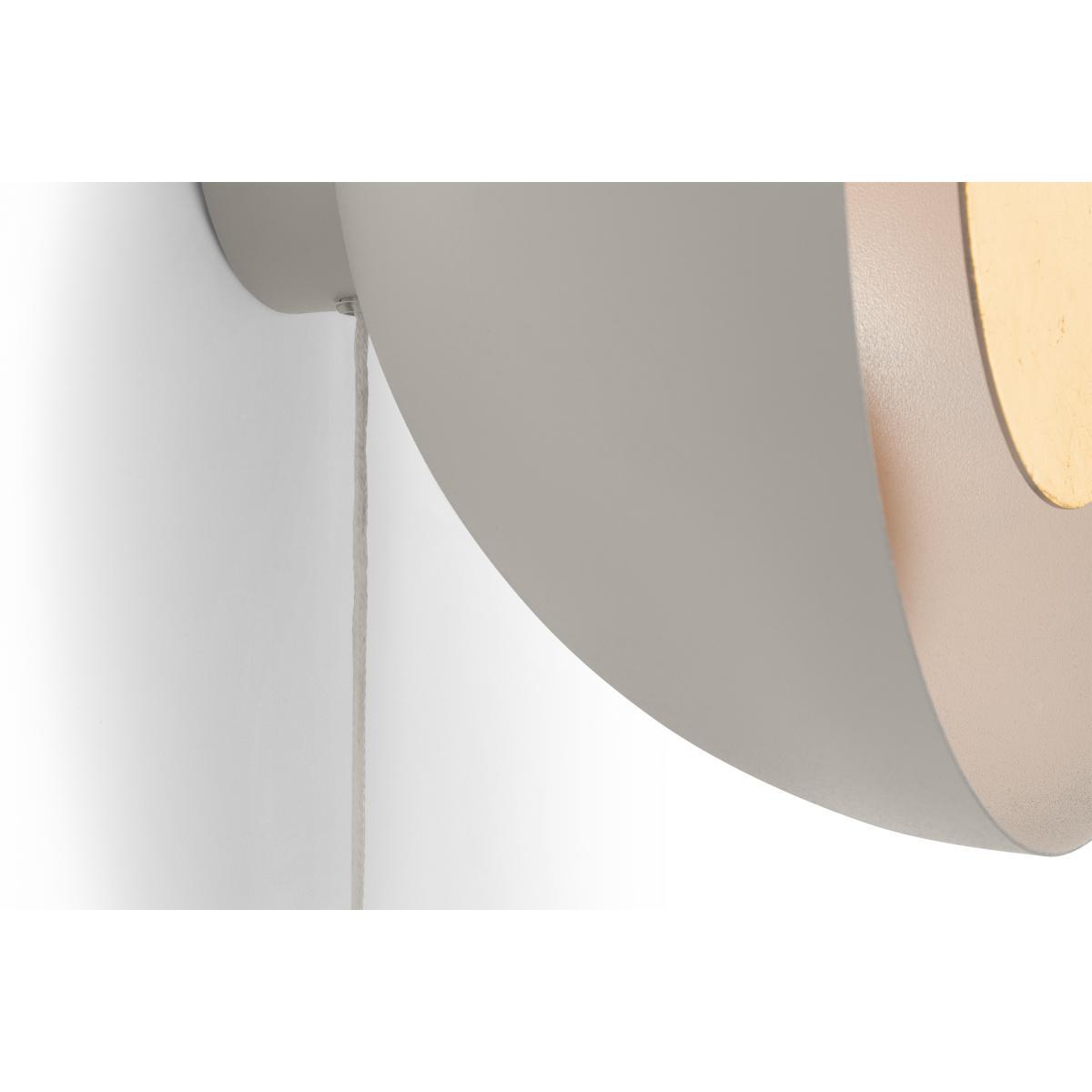 Ward Wall Lamp, Grey & Gold Foil – image 6