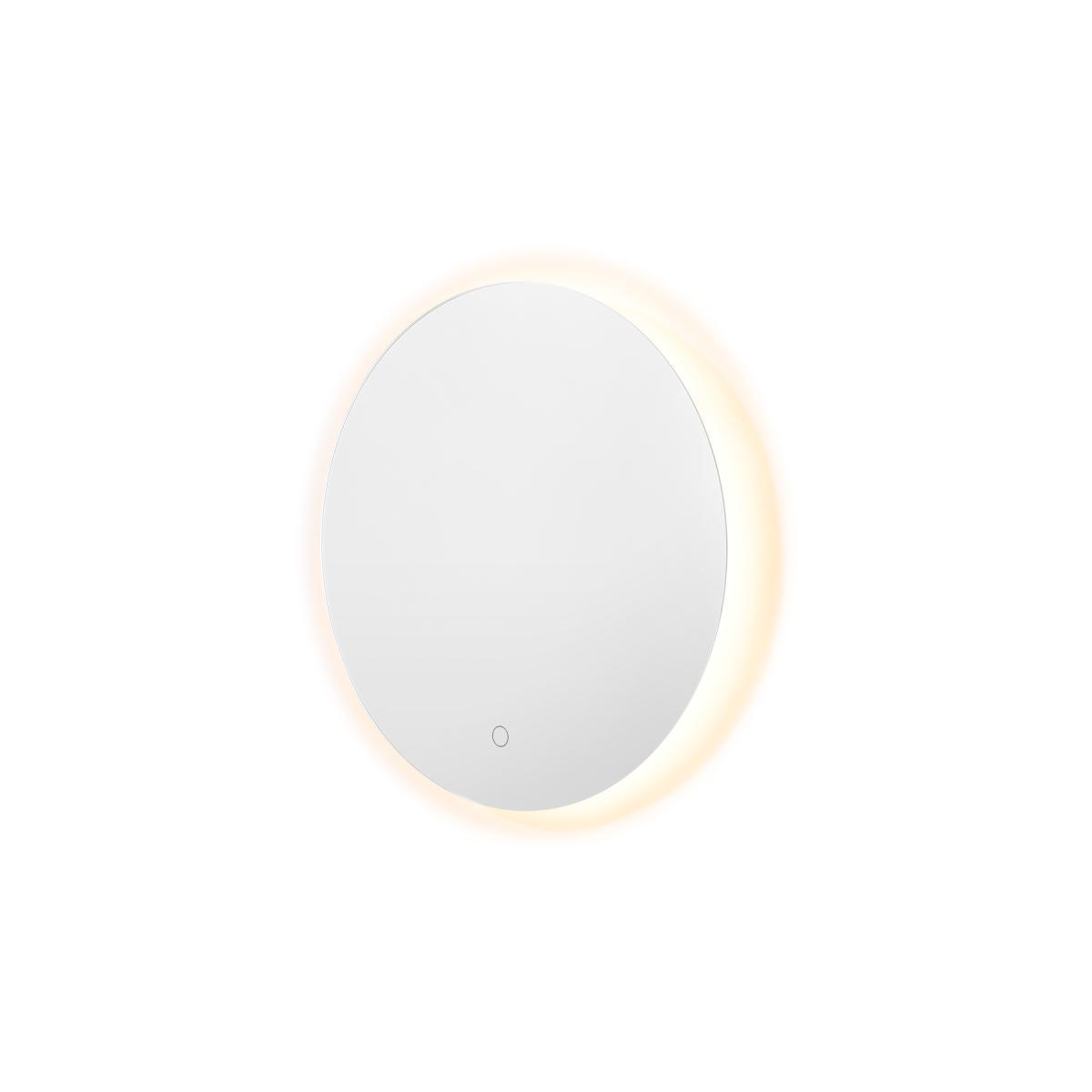 Aziz Round Mirror with LED Light, Glass – image 5