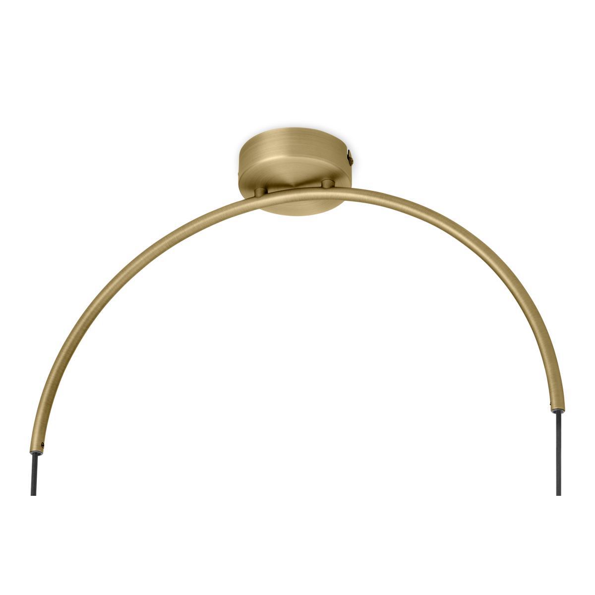 Amada Wall Lamp, Black & Antique Brass – image 6