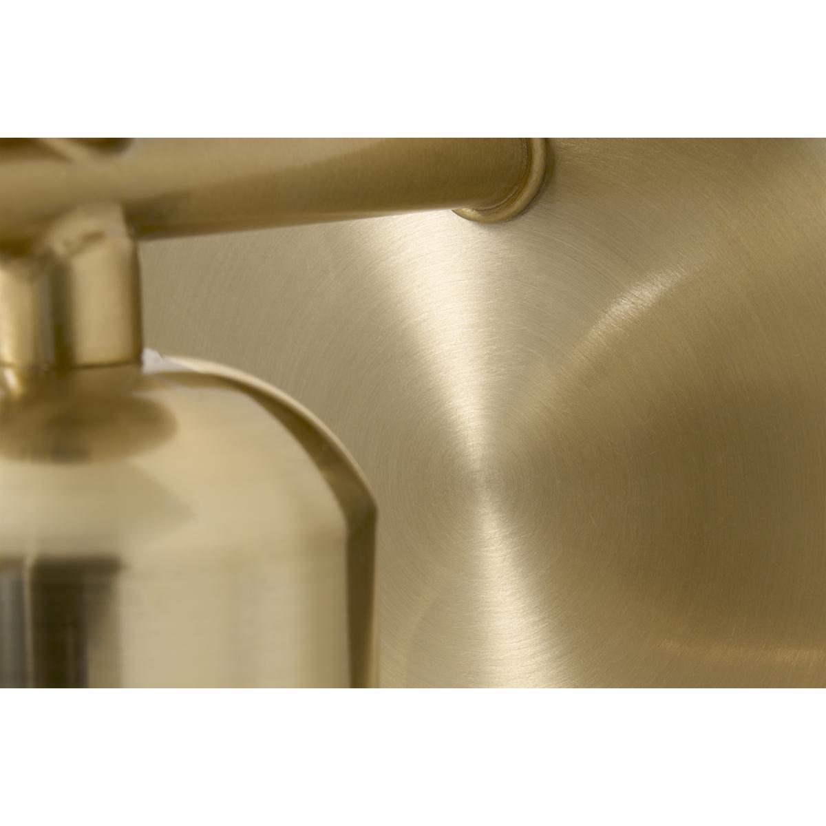 Verona LED Wall Light, Brushed Brass & Smoked Glass – image 8