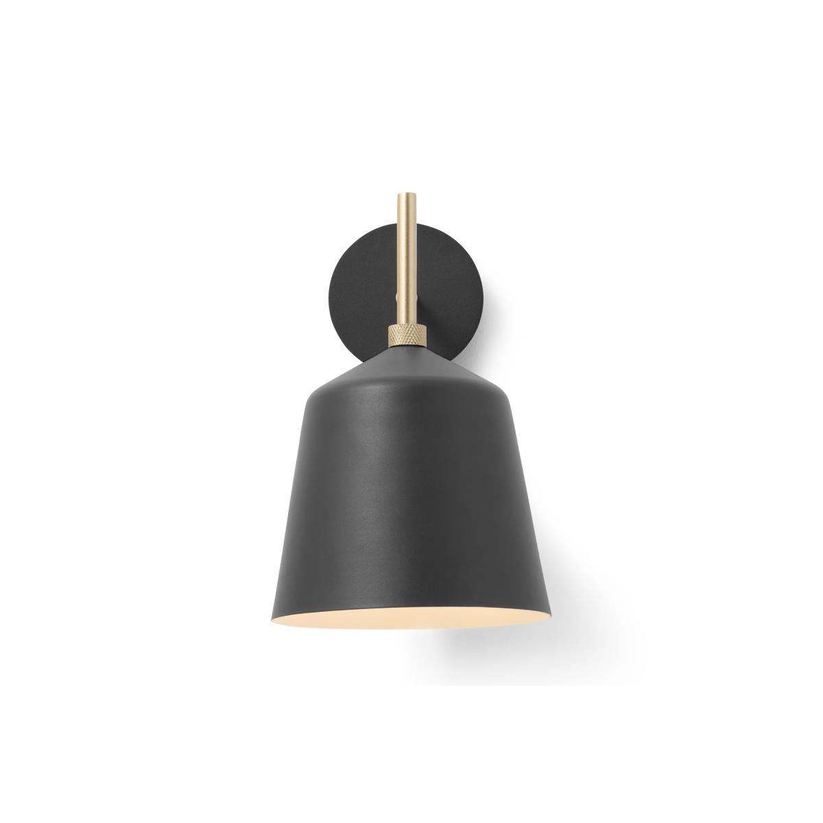 Lago Outdoor Wall Light, Black & Brass – image 5